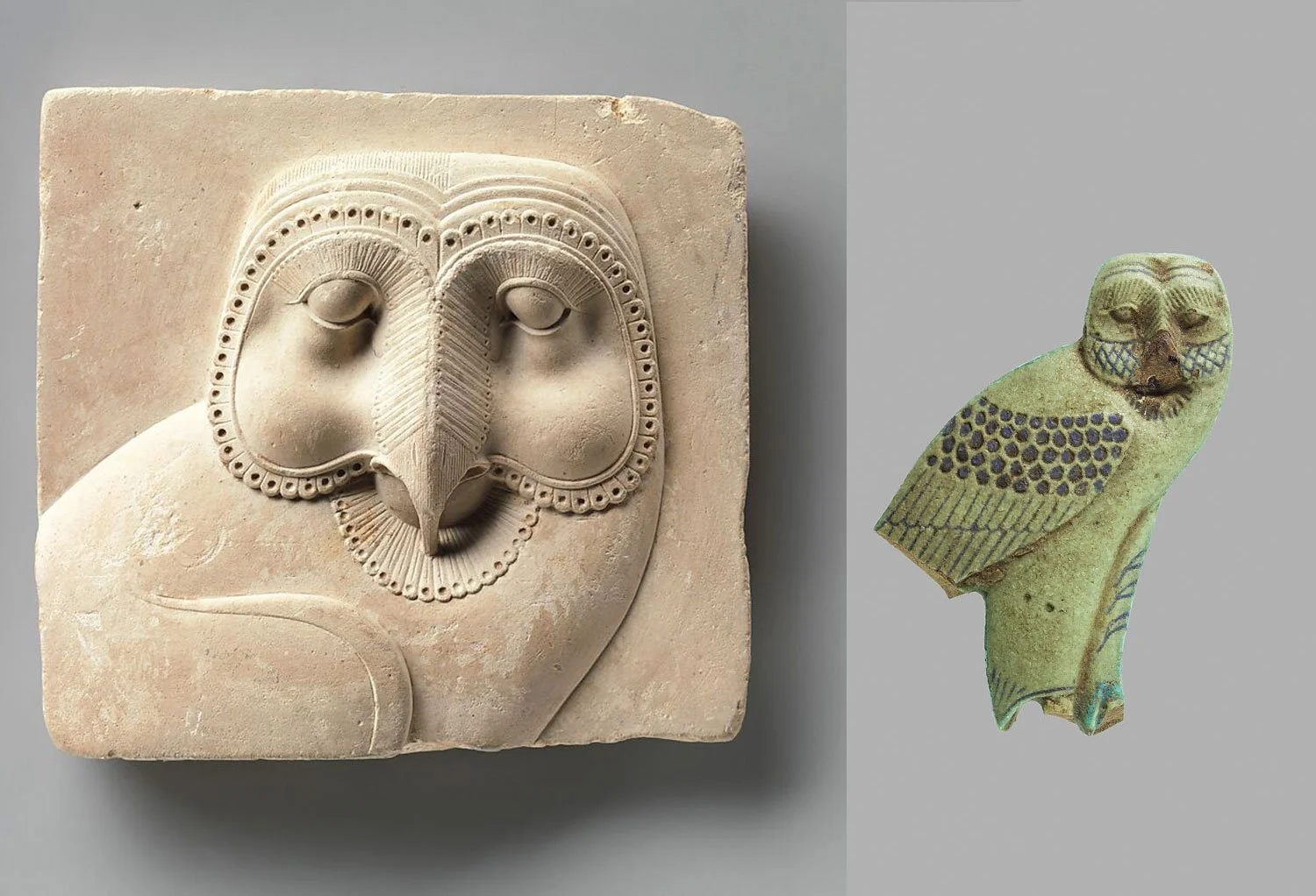 Ptolemaic owls in ancient art.