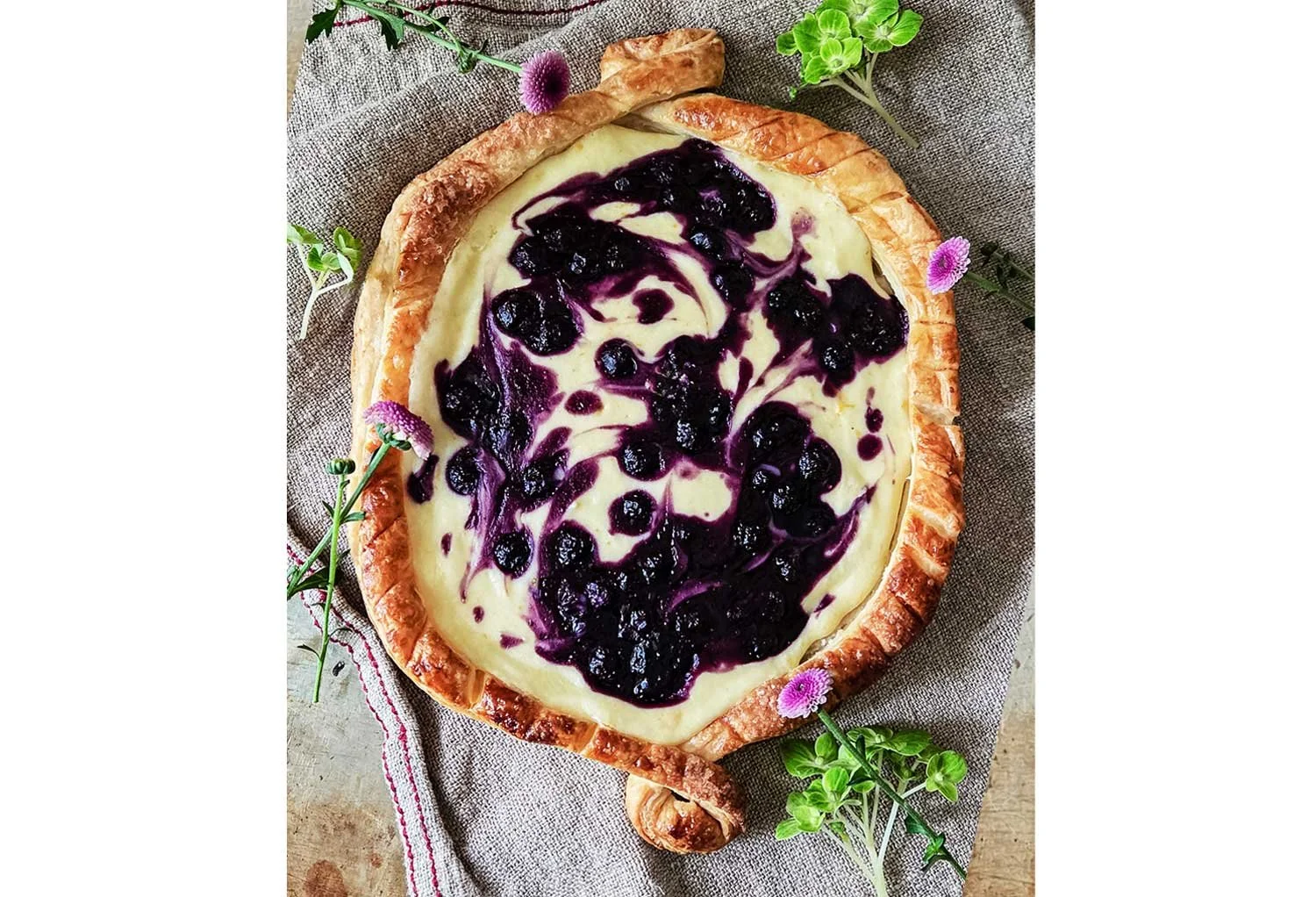 Blueberry Cheesecake Pie