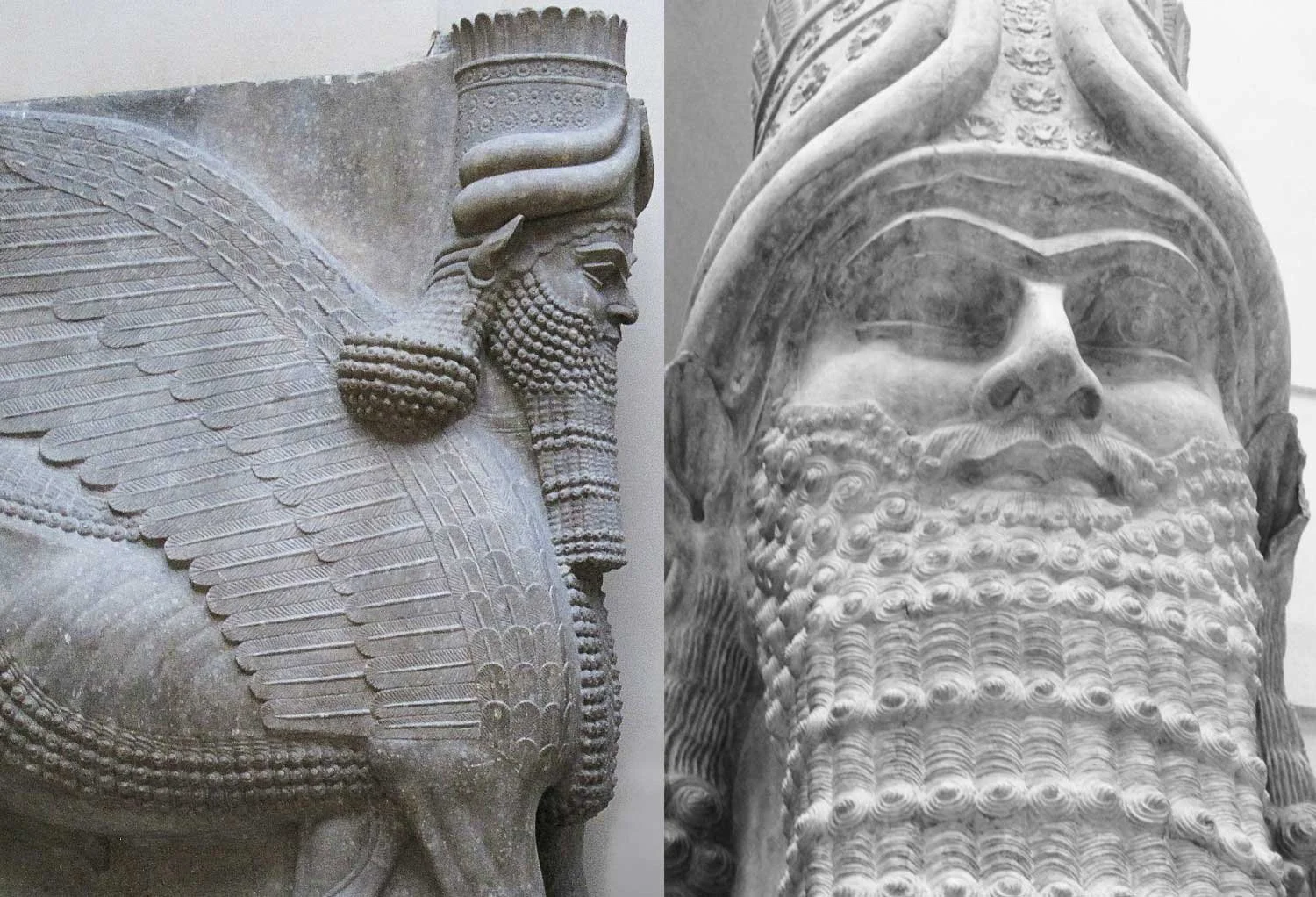 Lamassu at the Louvre.