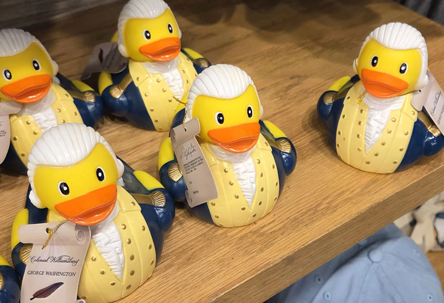 George Washington rubber duck.