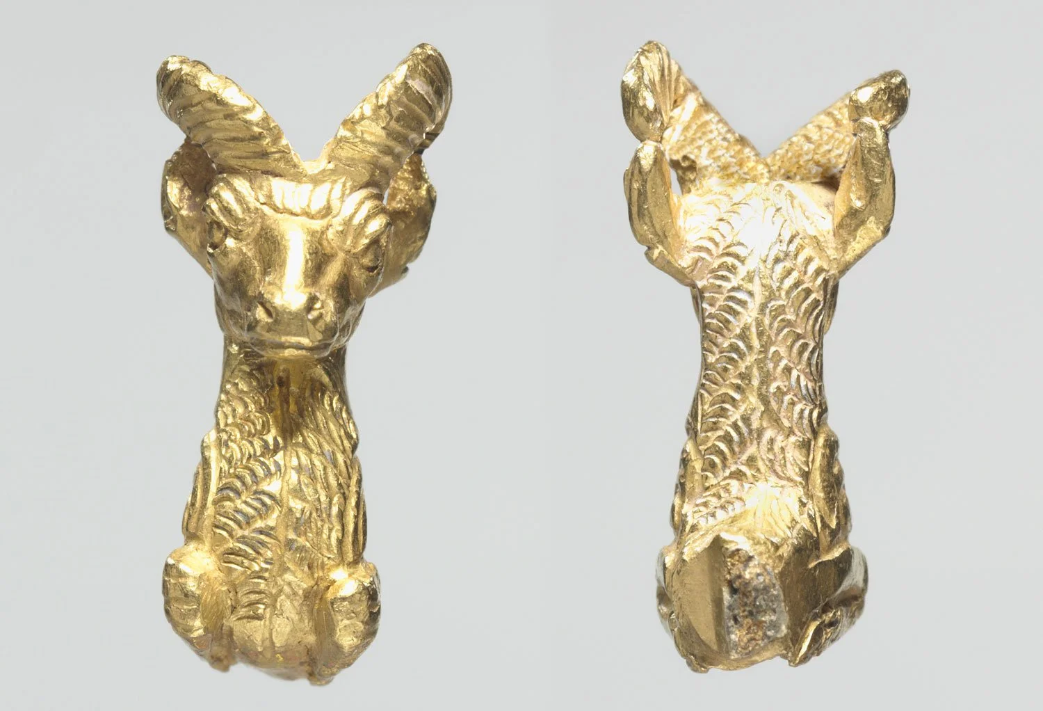 Gold, Ibex Terminal from Cleveland Museum of Art