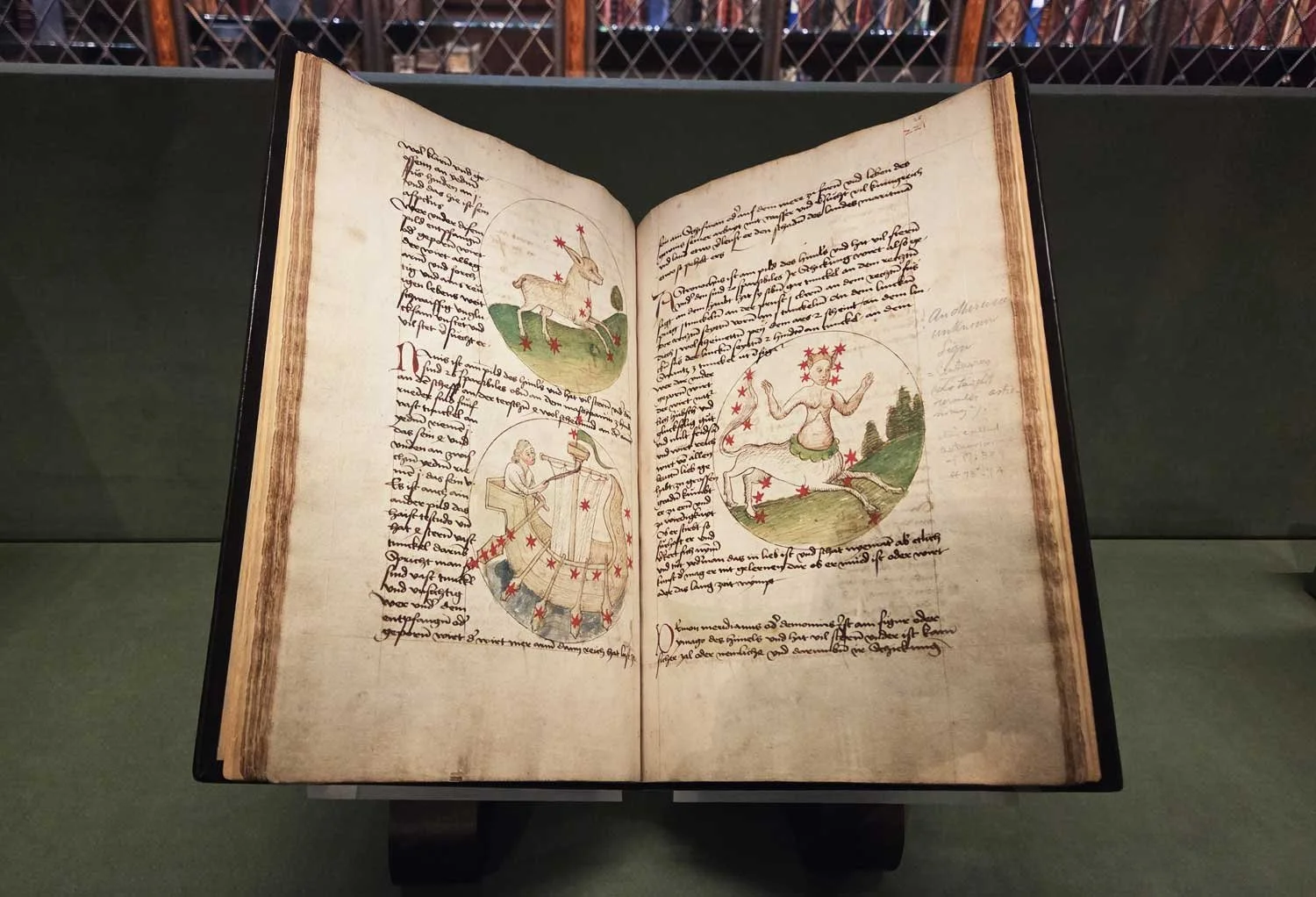 From the Morgan Library, 'On the Course of the Heavens and the Stars’ 15th c rare book.