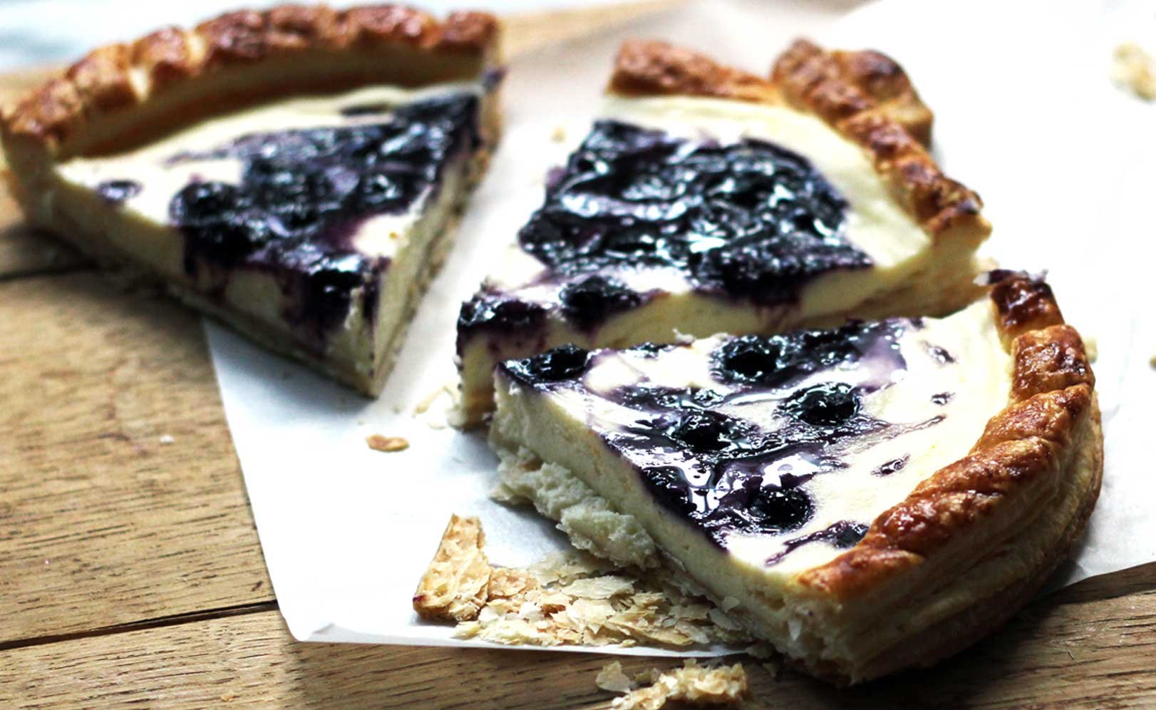 Blueberry Cheese Tart