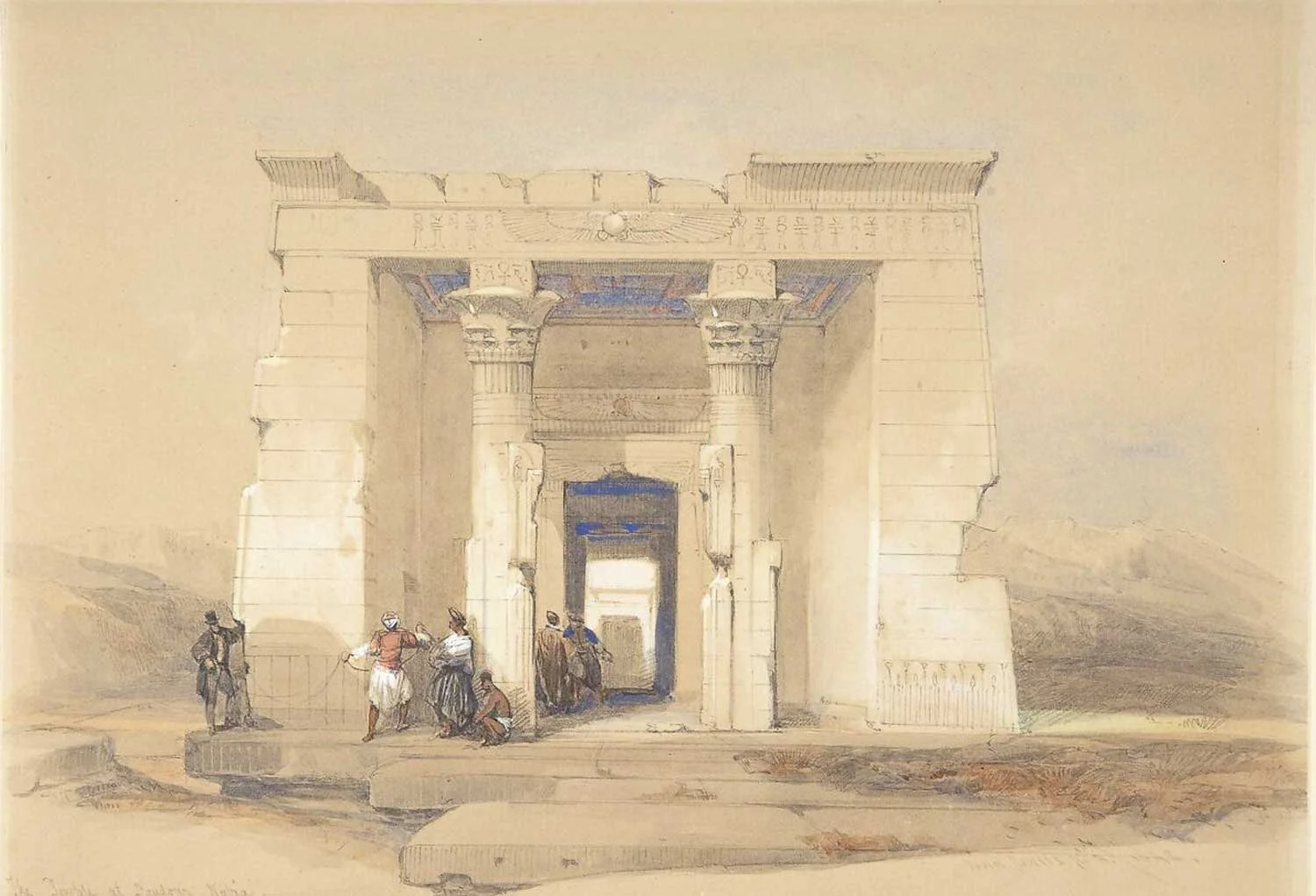 Temple of Dendur illustration.