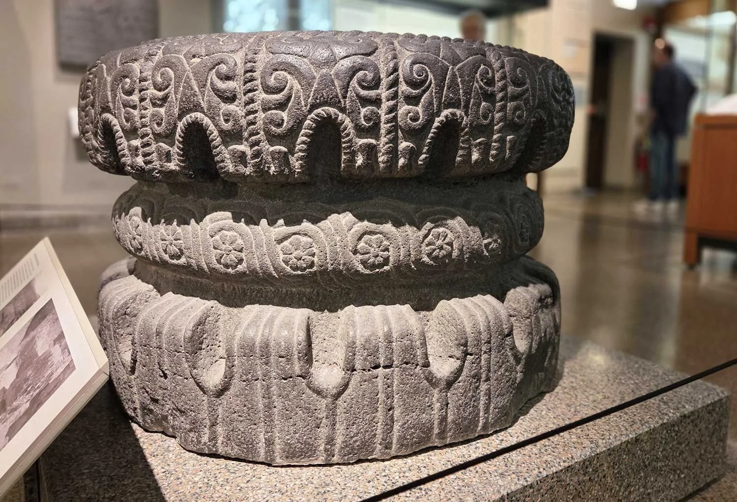 Ancient column base.