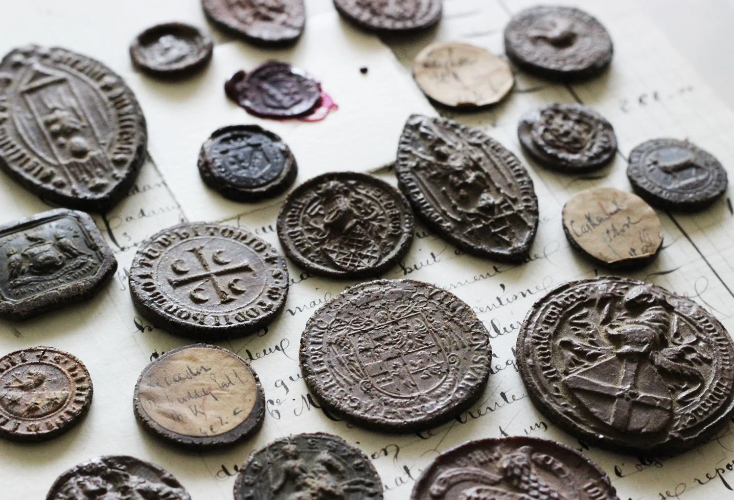 Medieval to Early Modern Wax Seals