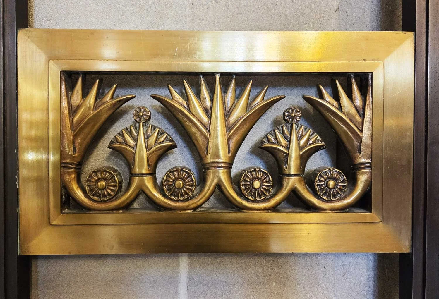 Decorative door hardware.