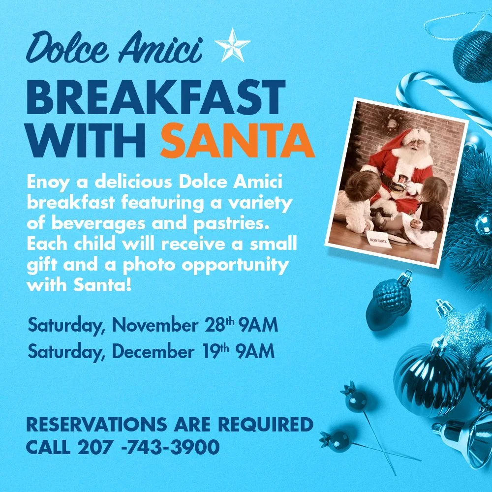 Breakfast with Santa! November 28th, 2026