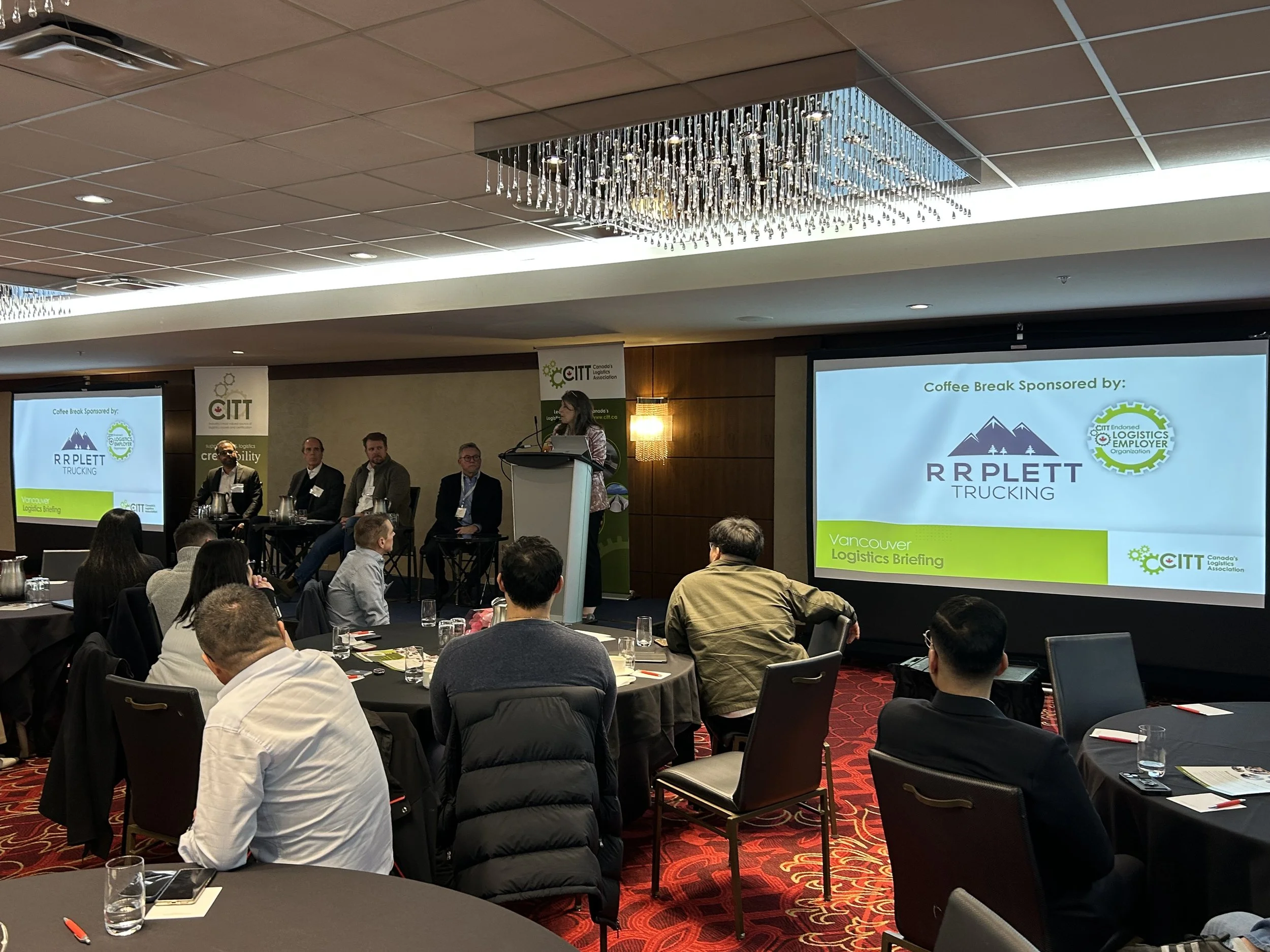 R.R. Plett Trucking at the CITT Vancouver Logistics Briefing Conference