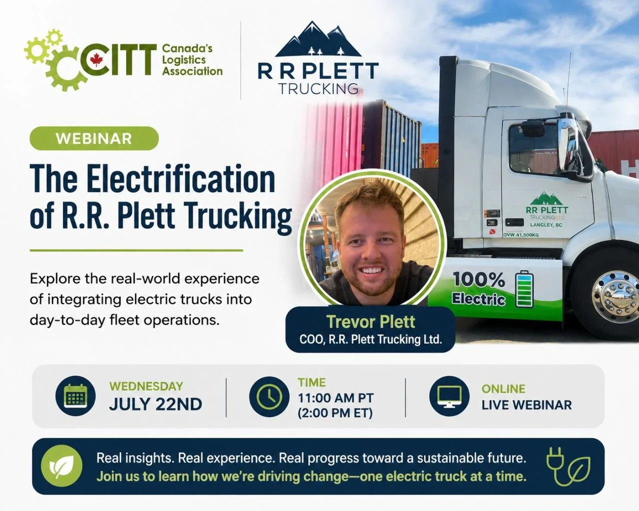 CITT Webinar Featuring Trevor Plett, COO of R.R. Plett Trucking