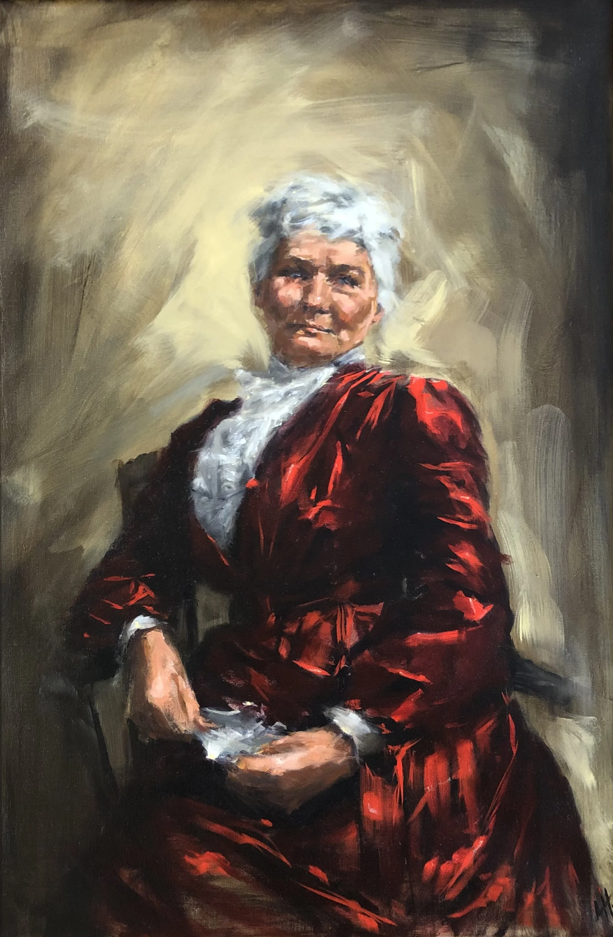 MOTHER JONES | OIL ON CANVAS | 20 X 30" | EMBASSY OF IRELAND DC.
