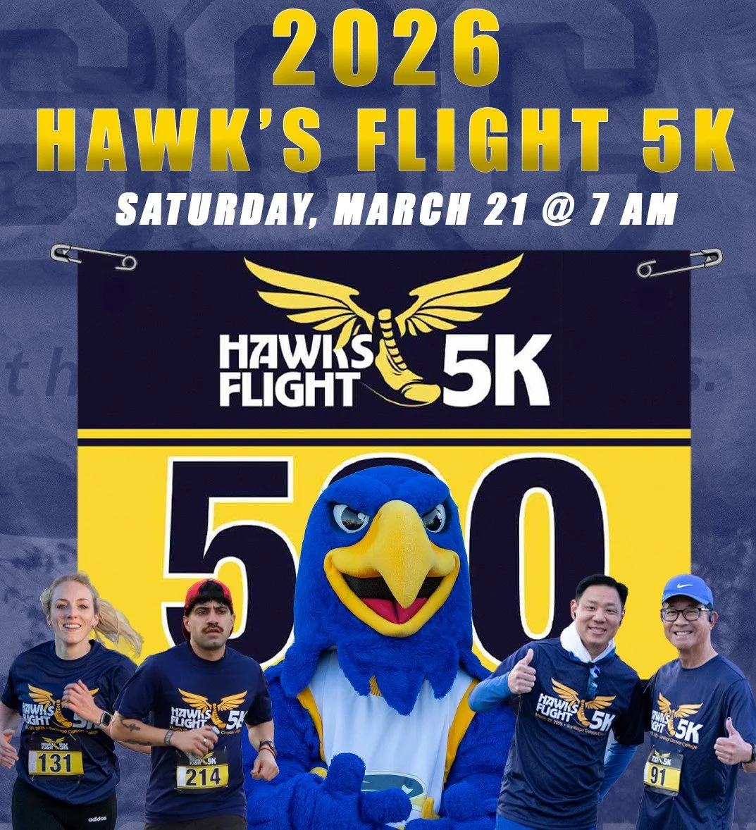 2nd Annual Hawk's Flight 5K