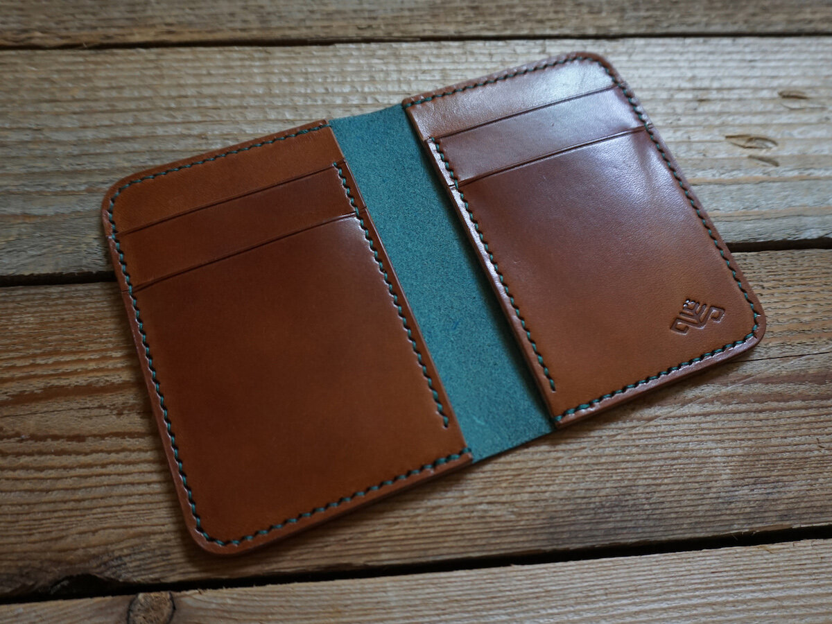 Western Bifold Wallet in Dark Brown – Blue Owl Workshop