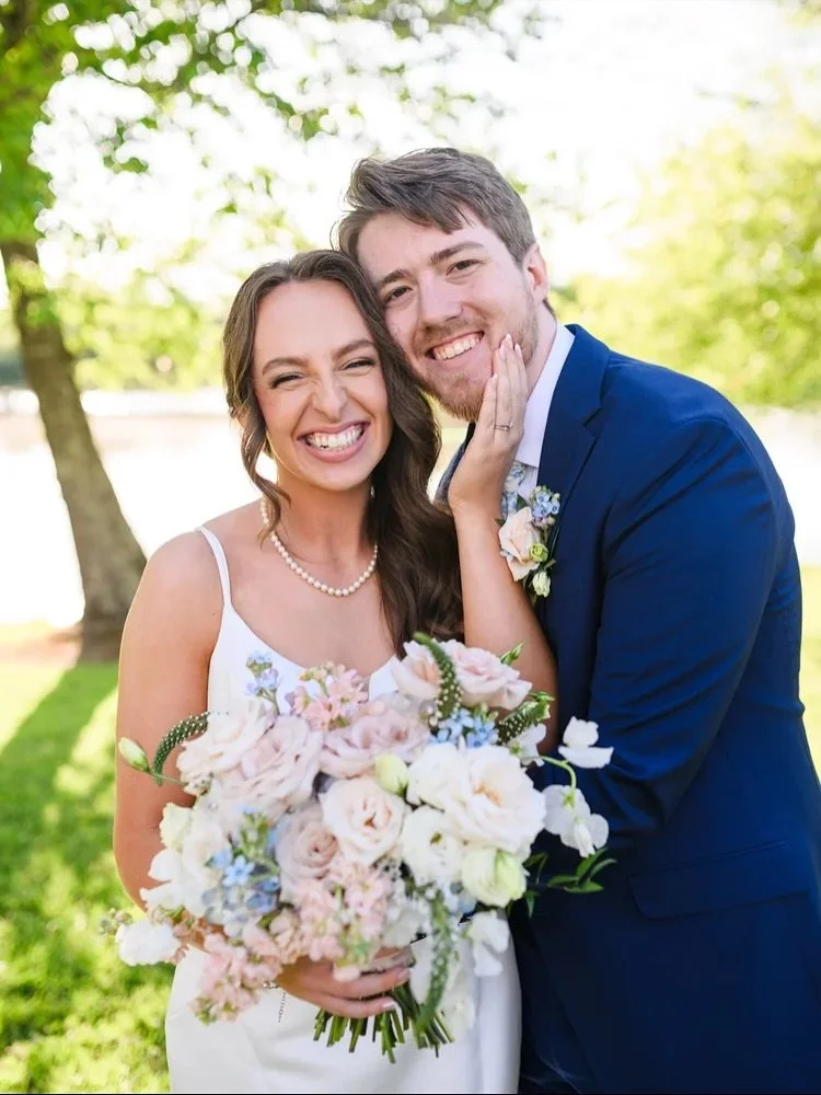 The sweetest wedding for the sweetest couple! Congrats to Katherine &amp; Austin! 5.4.25

To see the rest of their gallery check out the link to our website in our bio! 

Planner: @jnepsha 
Florals: @hannahsilveyfloral 
Hair and Makeup: @cottonrougea