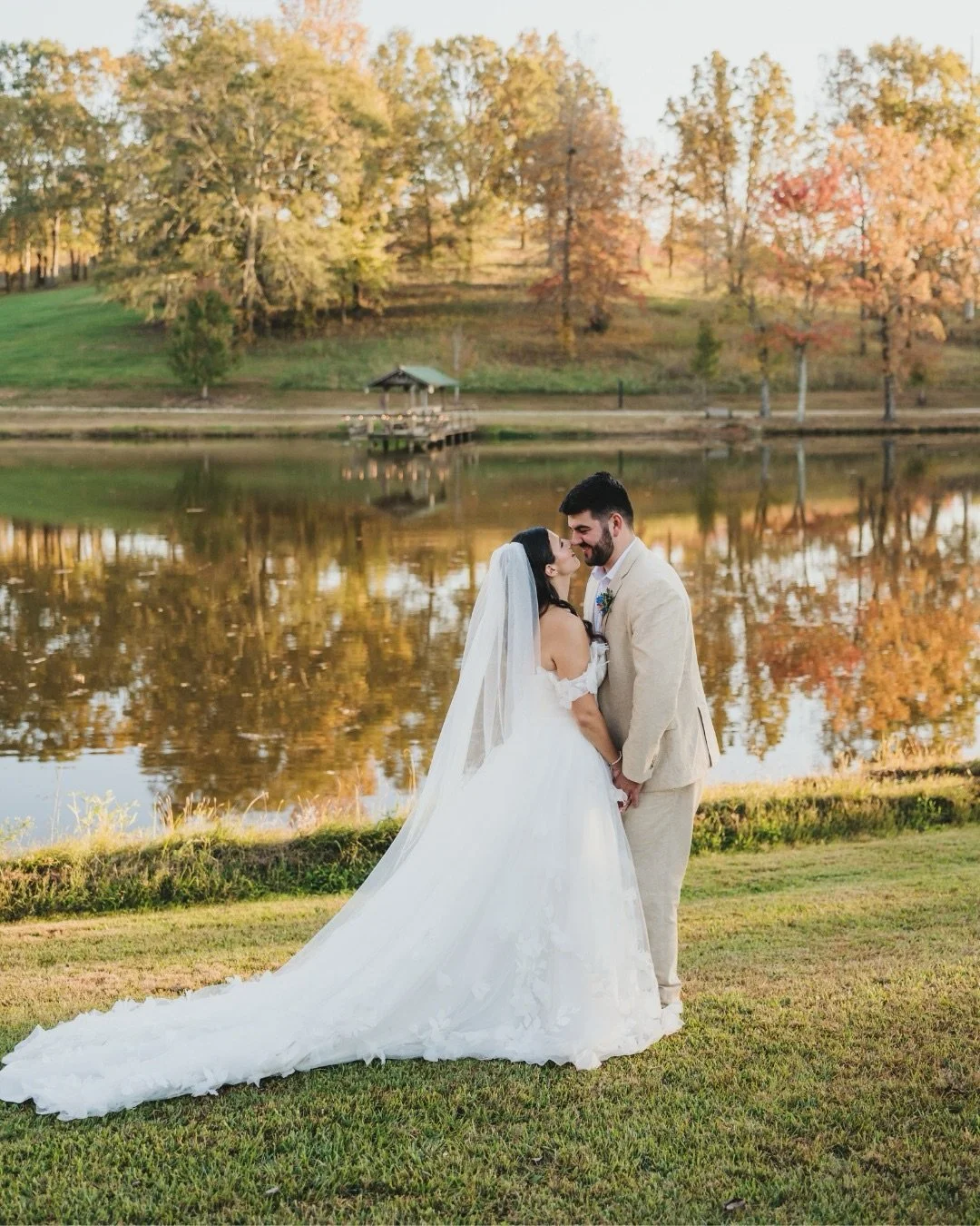 While I love a spring wedding, the trees in Sam and Casey&rsquo;s fall wedding are absolutely breathtaking! The colors are gorgeous and her flowers tie everything together. Want to book a Fall 2027 wedding? Our dates are going fast so be sure to book