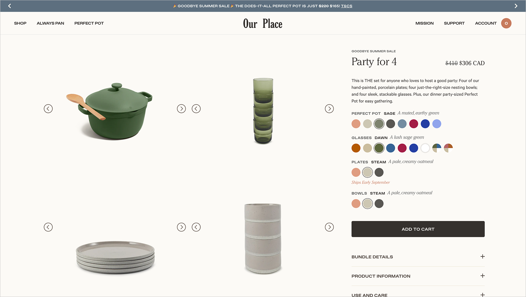 "Our Place" website