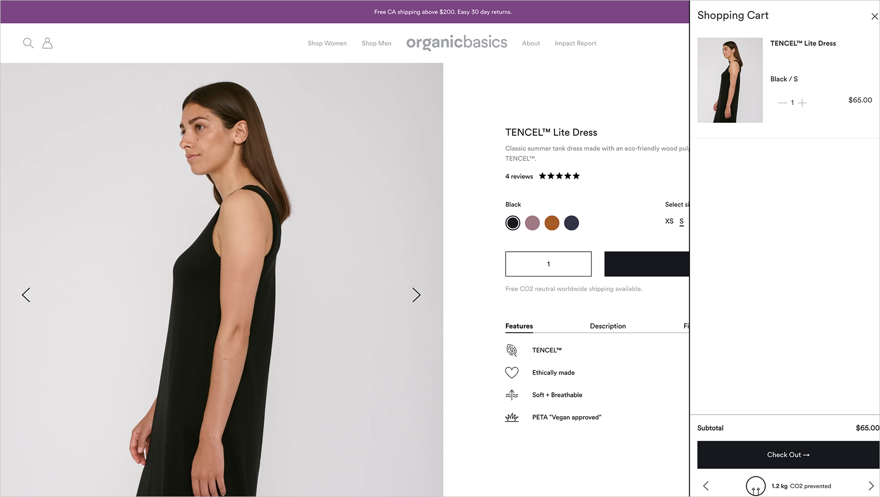 "Organic Basics" website