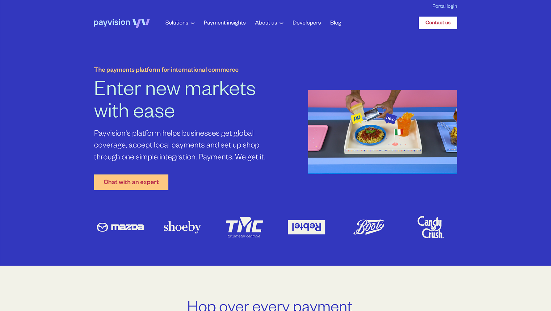 "Payvision" website