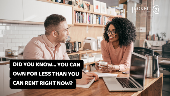 Did you know you can own for less than you can rent right now?