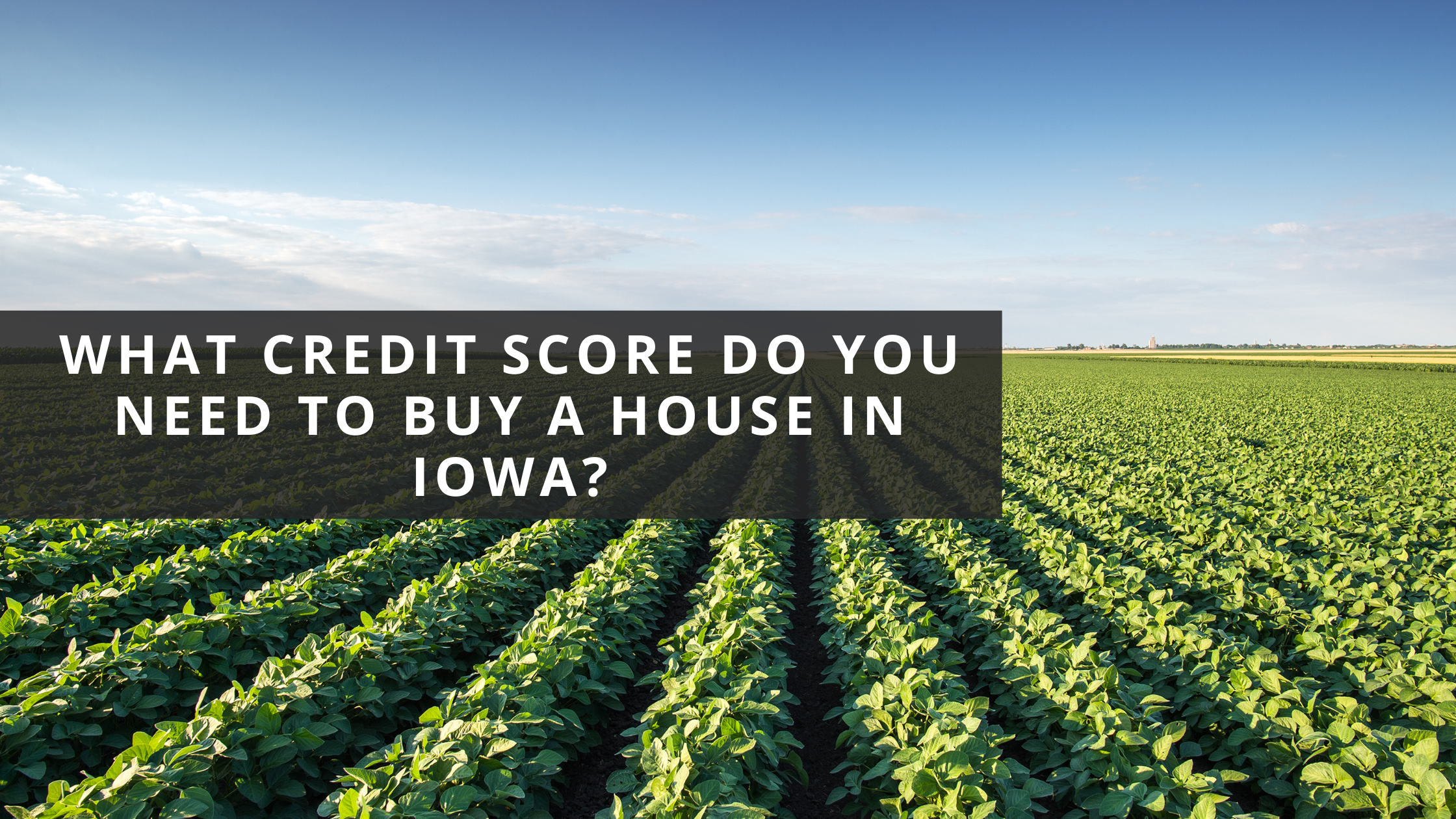 What Credit Score Do You Need to Buy a House in Iowa?