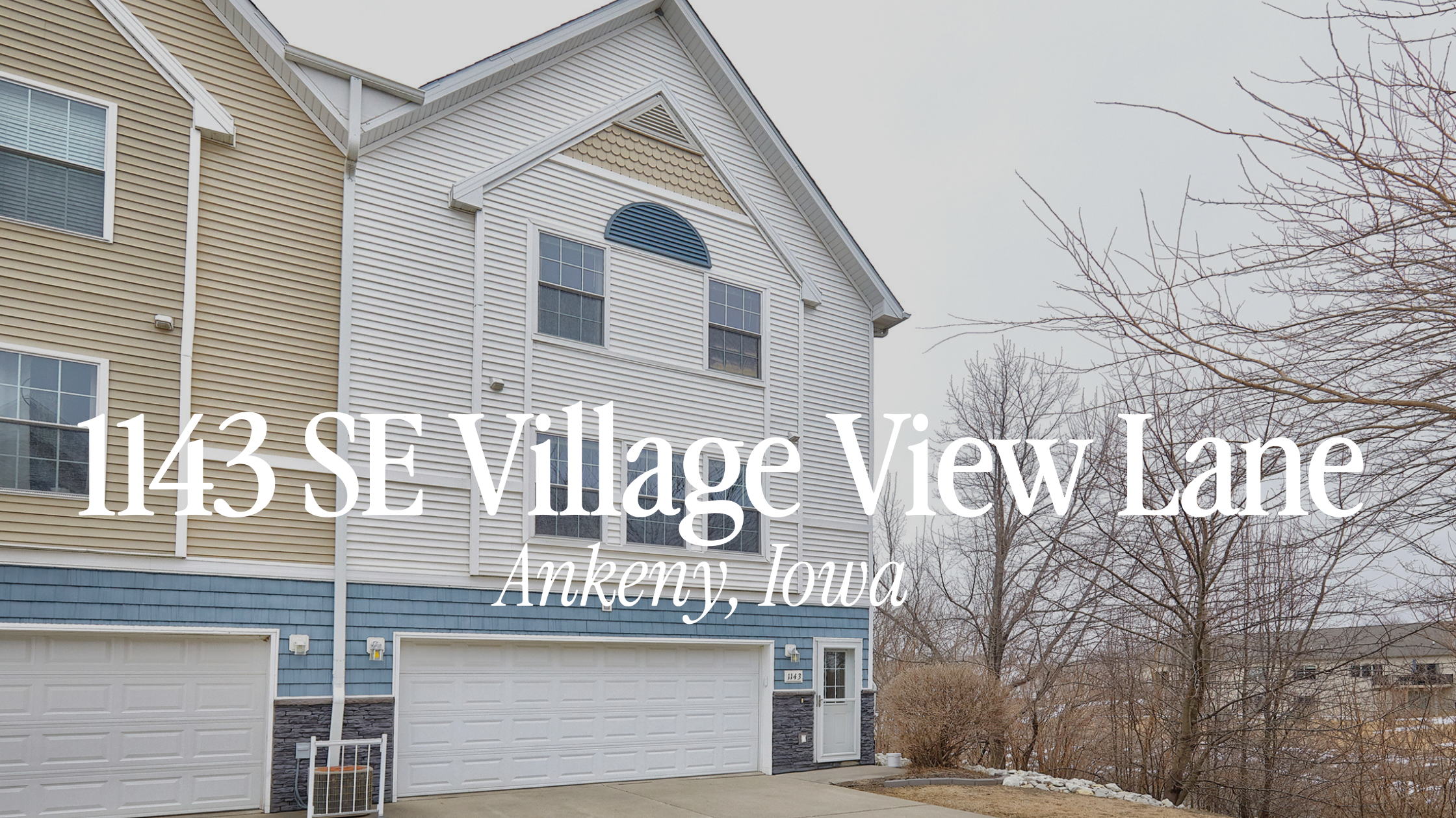 🏡 New Listing in SE Ankeny, Iowa: Corner Unit Townhome at 1143 SE Village View