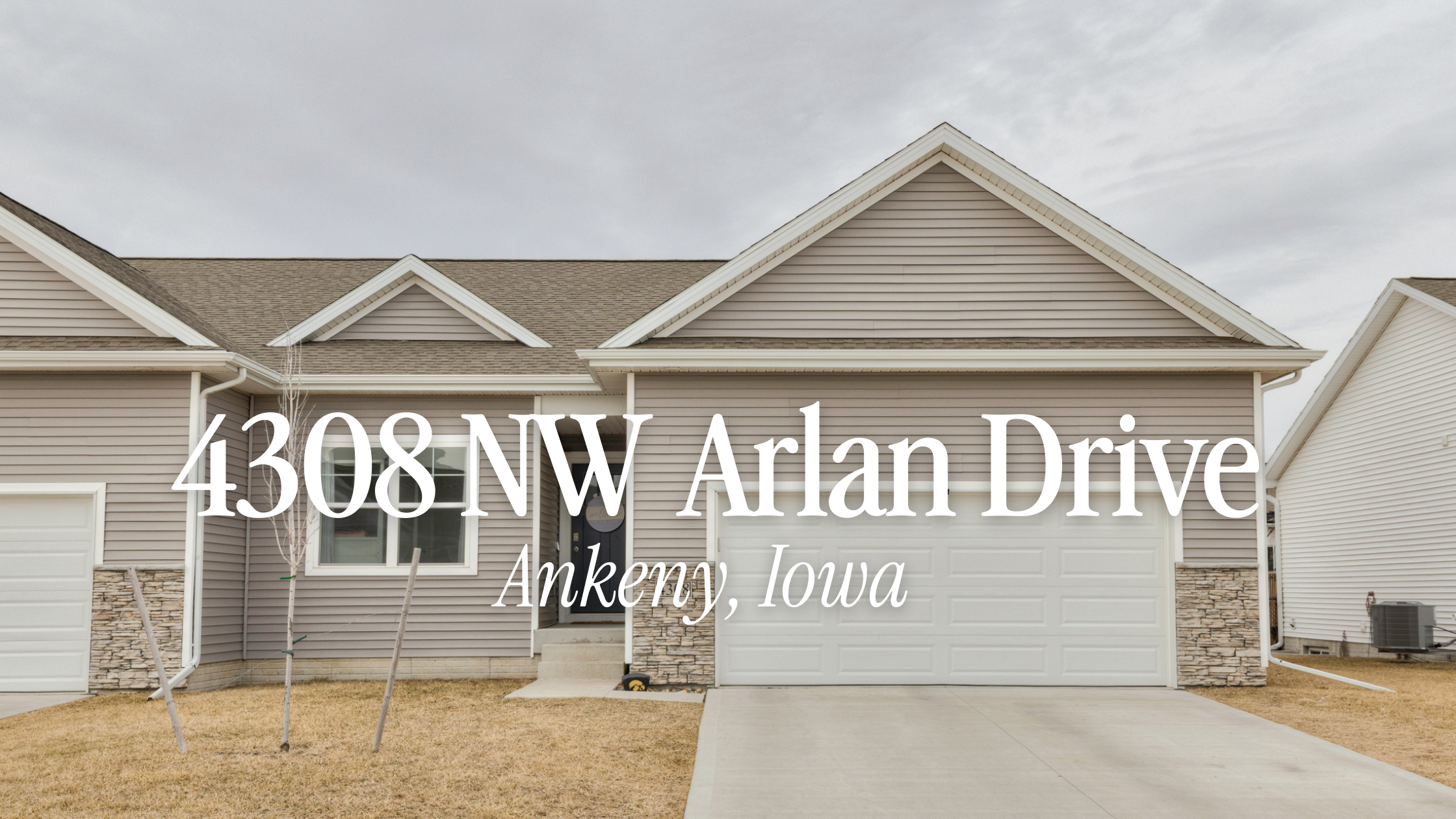 Just Listed: Modern Ranch Home in NW Ankeny at 4308 NW Arlan Dr
