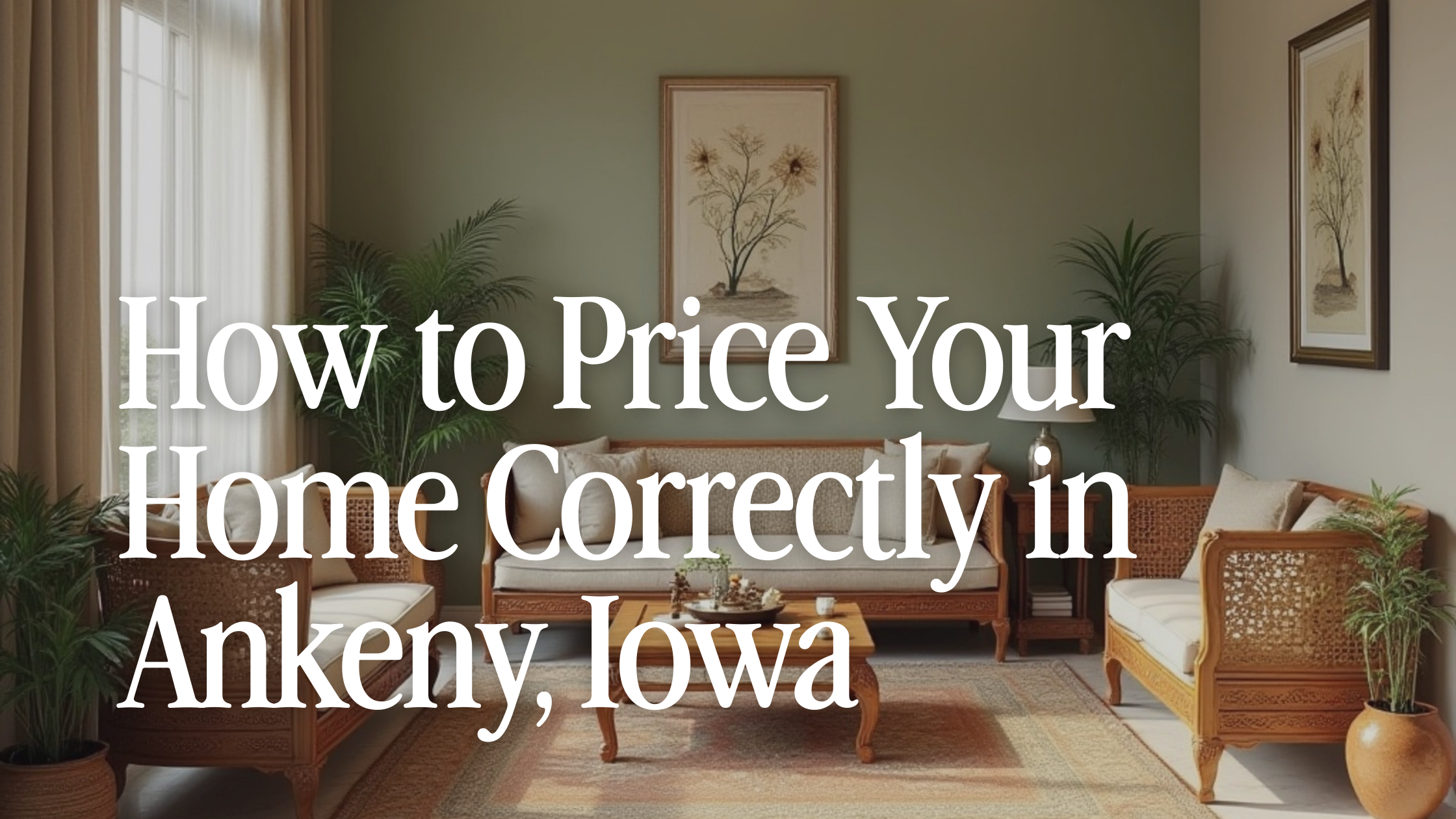 How to Price Your Home Correctly in Ankeny, Iowa