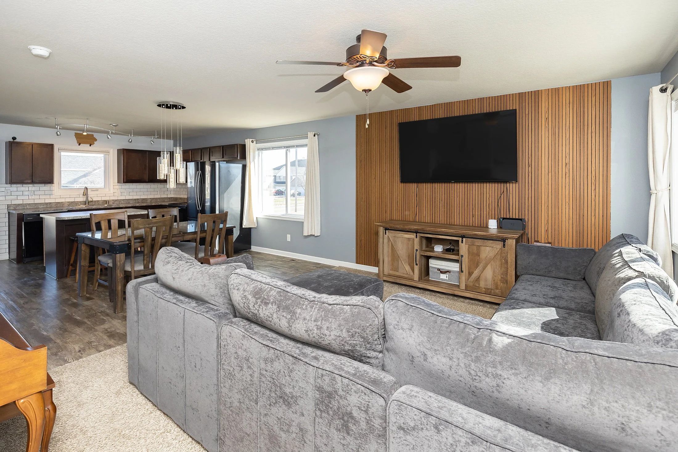 living room huxley iowa two story