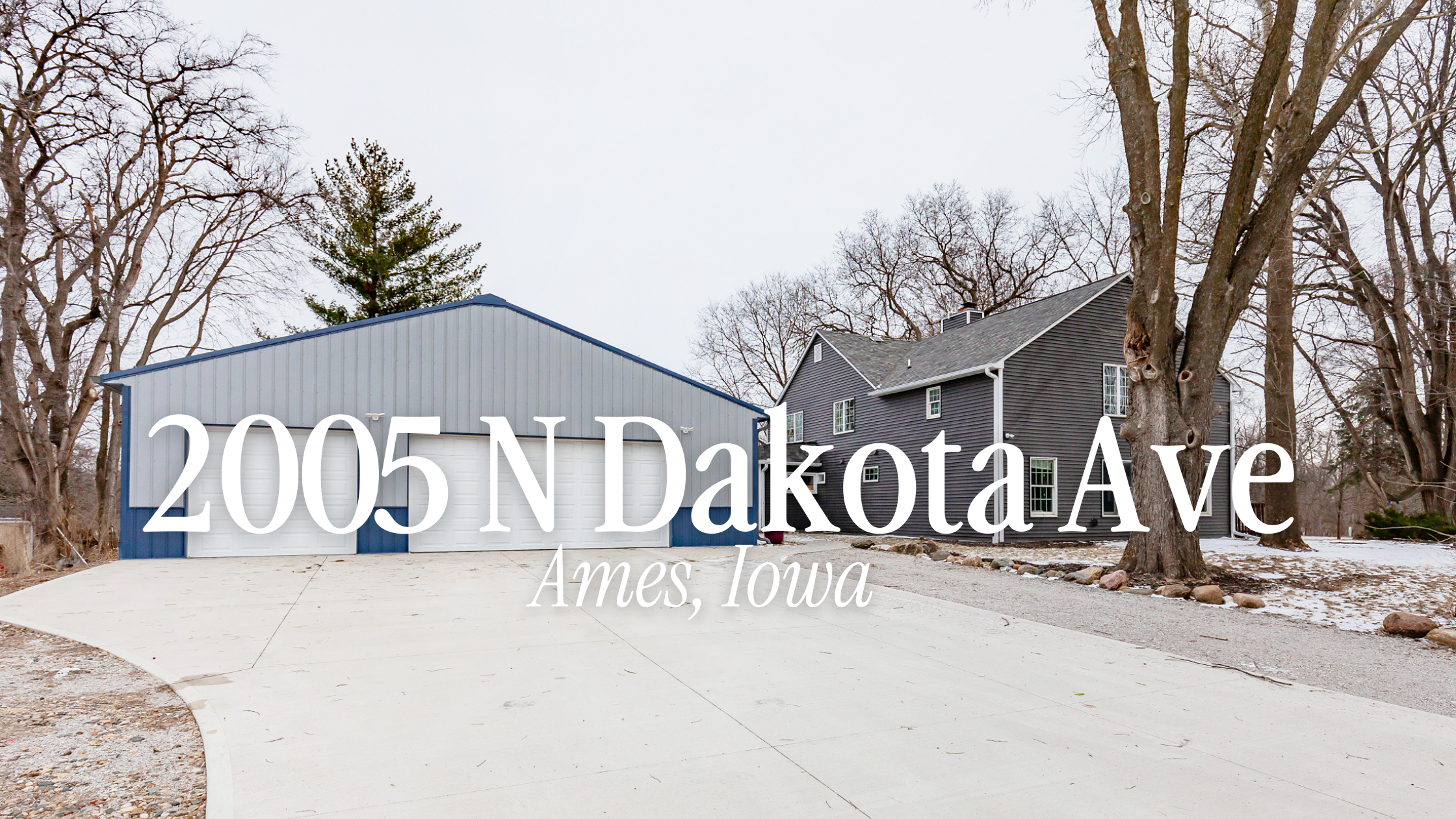 Unique Ames Iowa Home for Sale with Shop, Space, and Acreage Feel