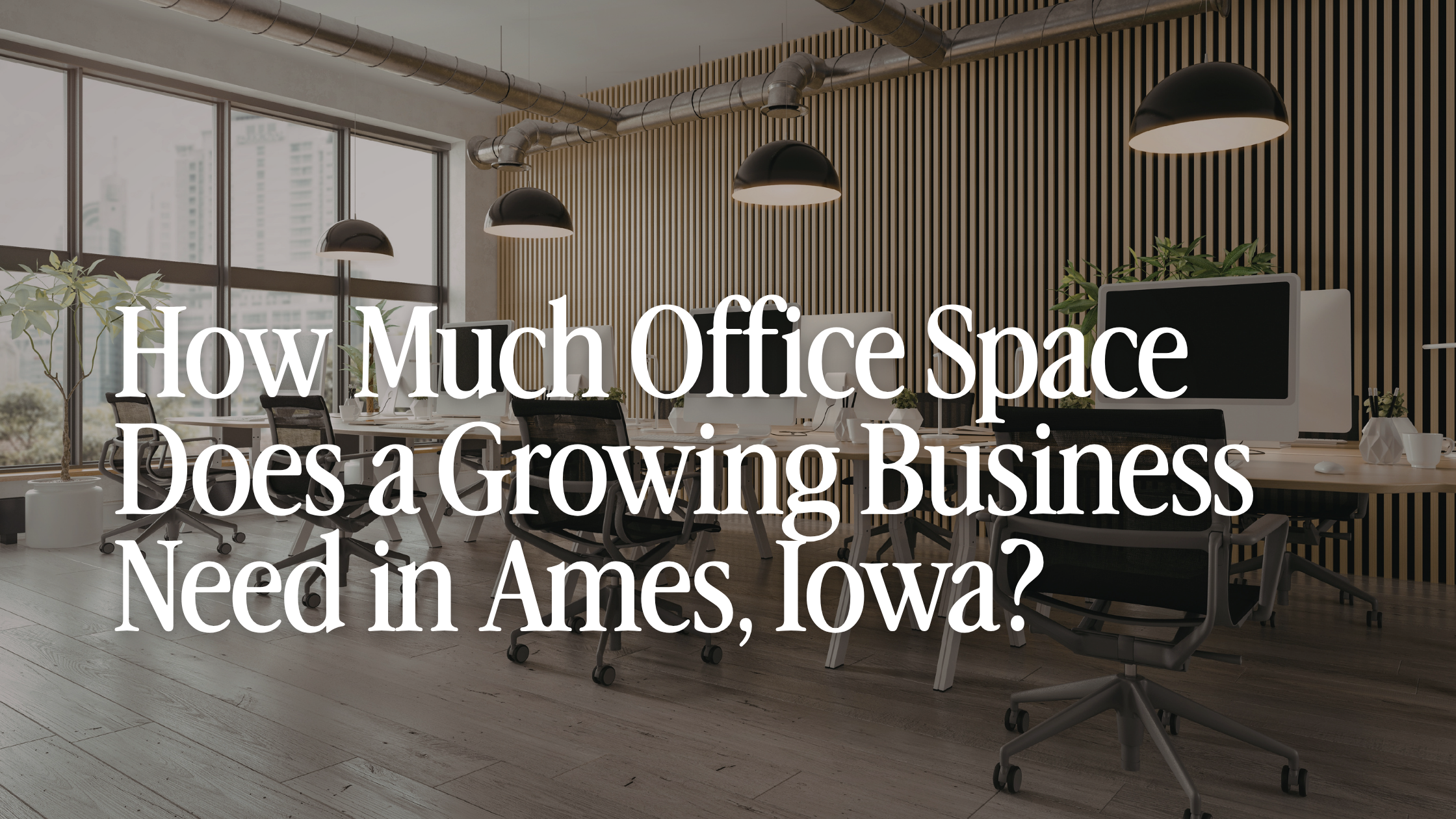 How Much Office Space Does a Growing Business Need in Ames, Iowa?