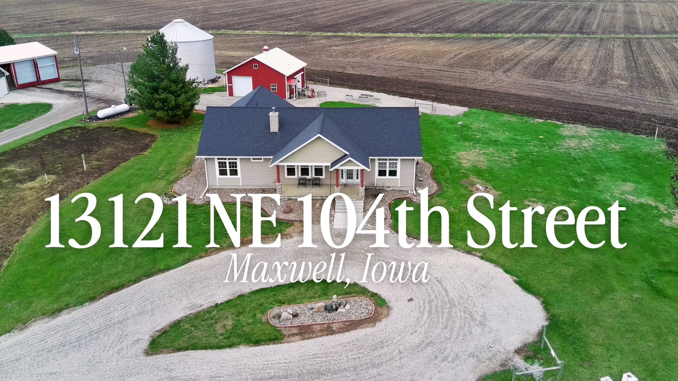 Acreage Living Near Farrar, IA | Ranch Home on 1.95 Acres with Bunkhouse + Barn