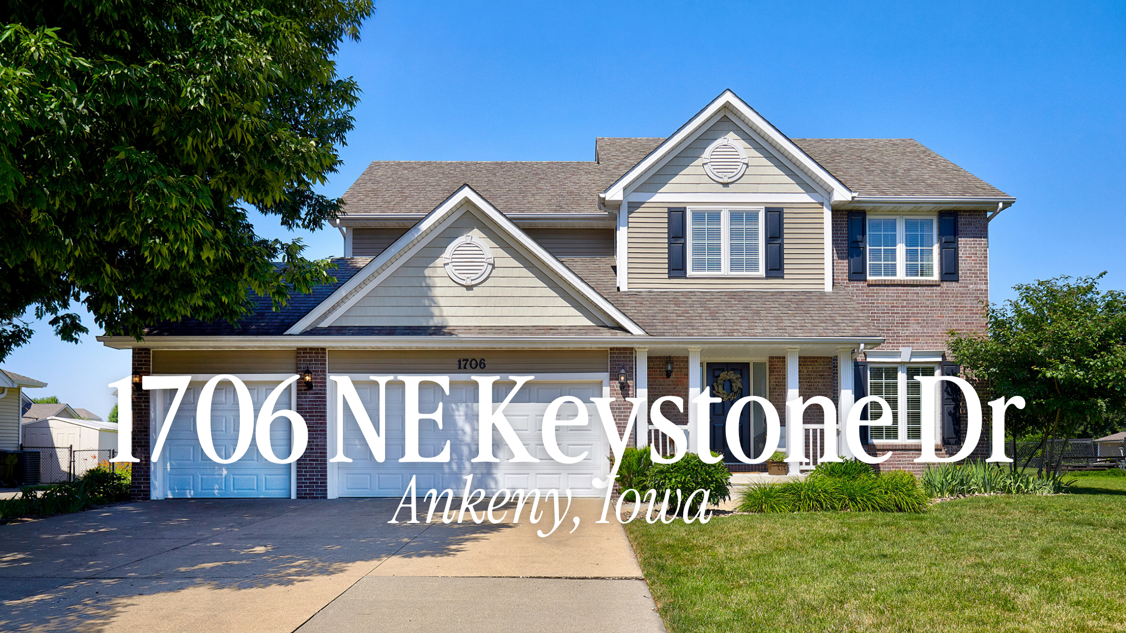 1706 NE Keystone Ave, Ankeny, IA: Spacious 4-Bedroom Home for Sale