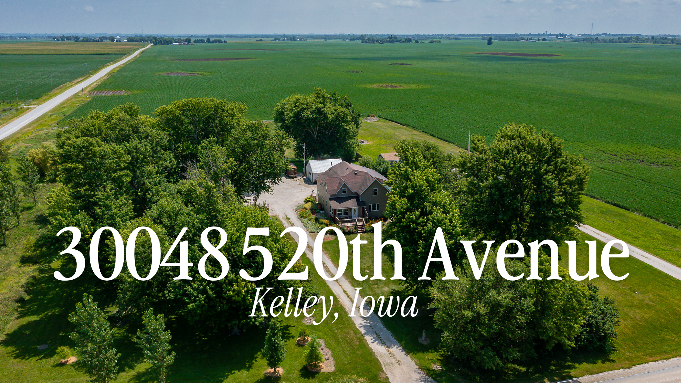 30048 520th Avenue, Kelley, IA | 3.23-Acre Country Home for Sale in the Ballard School District