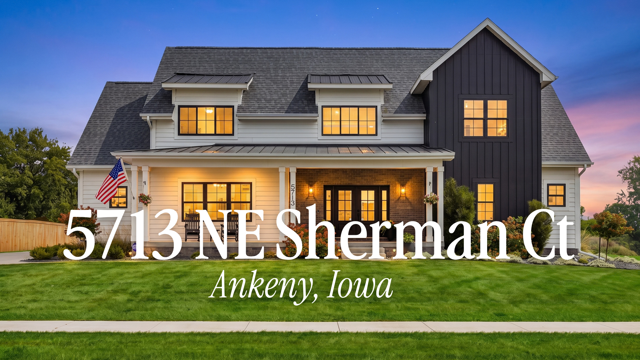 Luxury Home for Sale in Harvest Ridge: 5713 NE Sherman Ct, Ankeny, Iowa