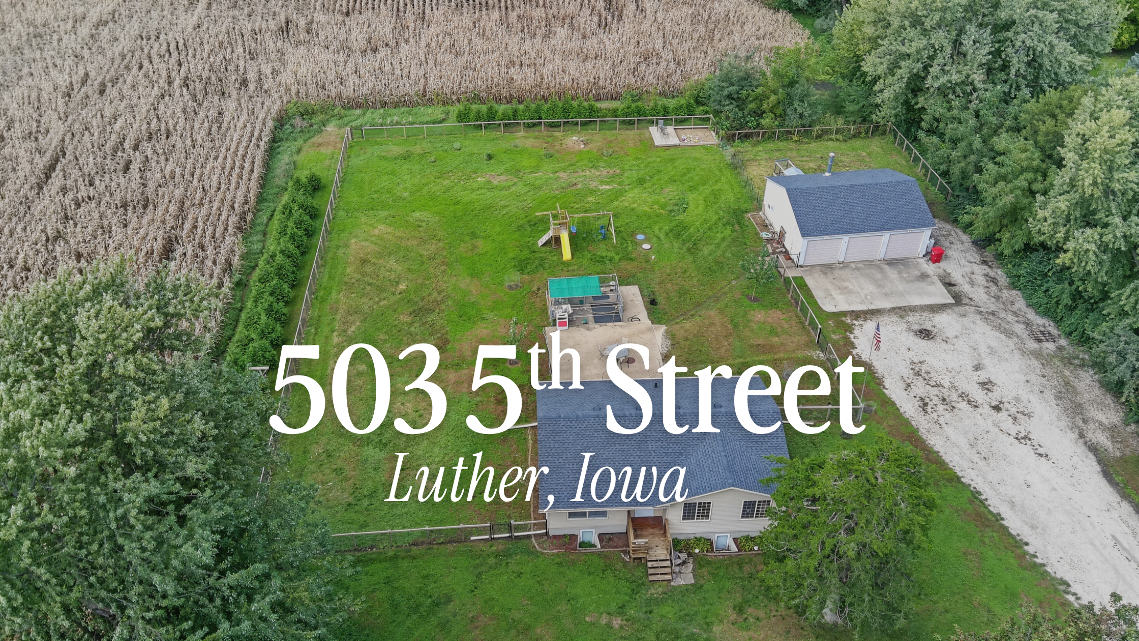 503 5th Ave, Luther, Iowa: 3-Bedroom Home on 1.13 Acres for $250,000