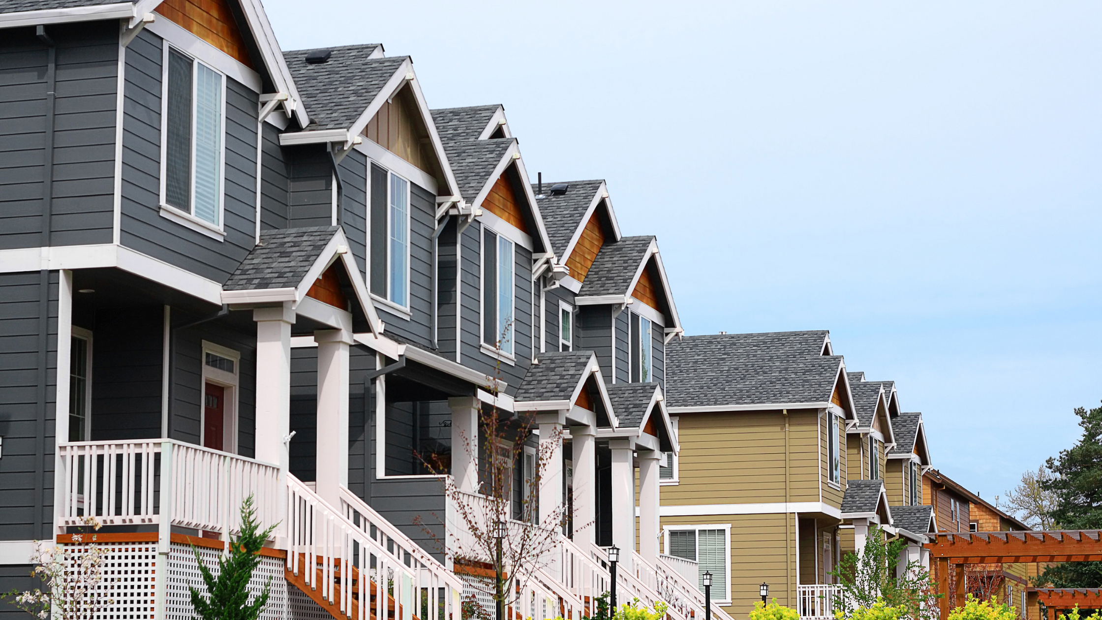 row of townhouses