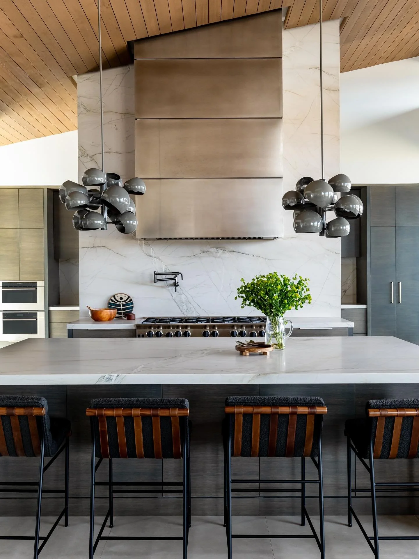 When the light fixtures steal the show,  well almost 🖤 As us designers like to the &ldquo;the jewelry of the space&rdquo;. 📸 #1-2 @lindsay_salazar_photography Location: @victoryranchut  Fixtures: @davidweeksstudio and @lavivahome  #3 @marioserafinp