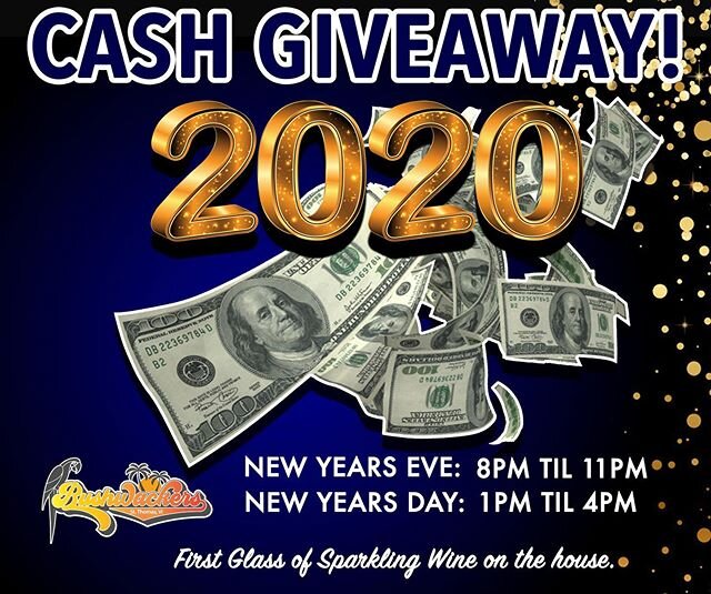 $2020 cash giveaway! Cash prizes every 30 mins! Tonight and tomorrow. #bushwackers #bushwackersvi