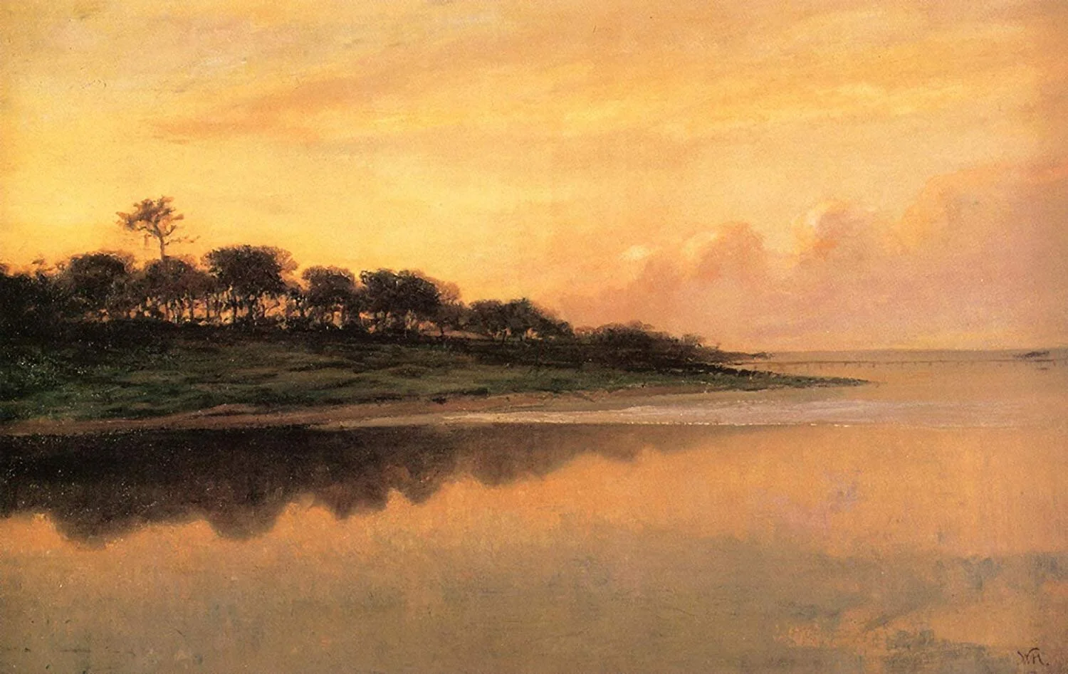 William Morris Hunt, View of The St. Johns River, 1874