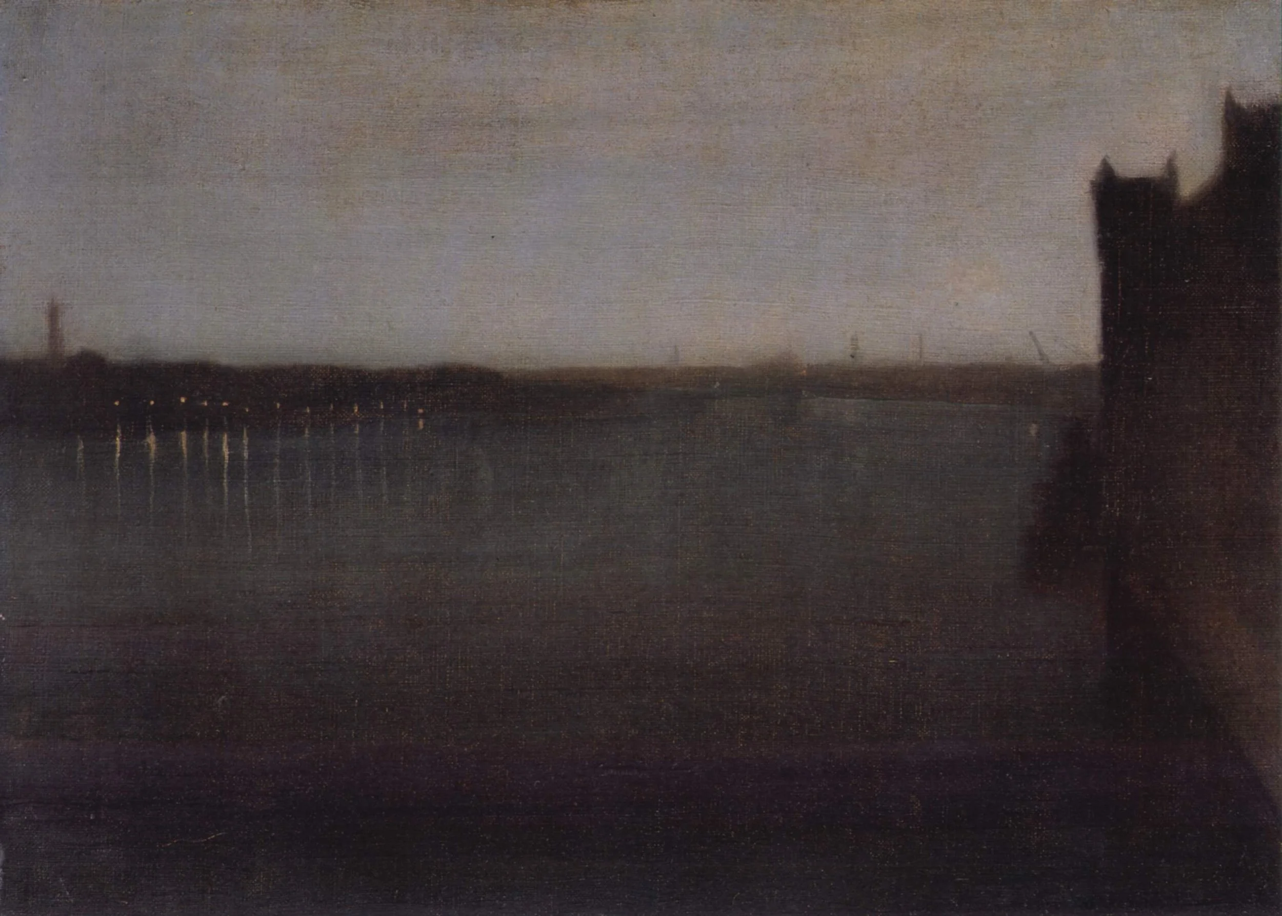 Nocturne, Grey and Gold, 1874, James Abbott McNeil Whistler