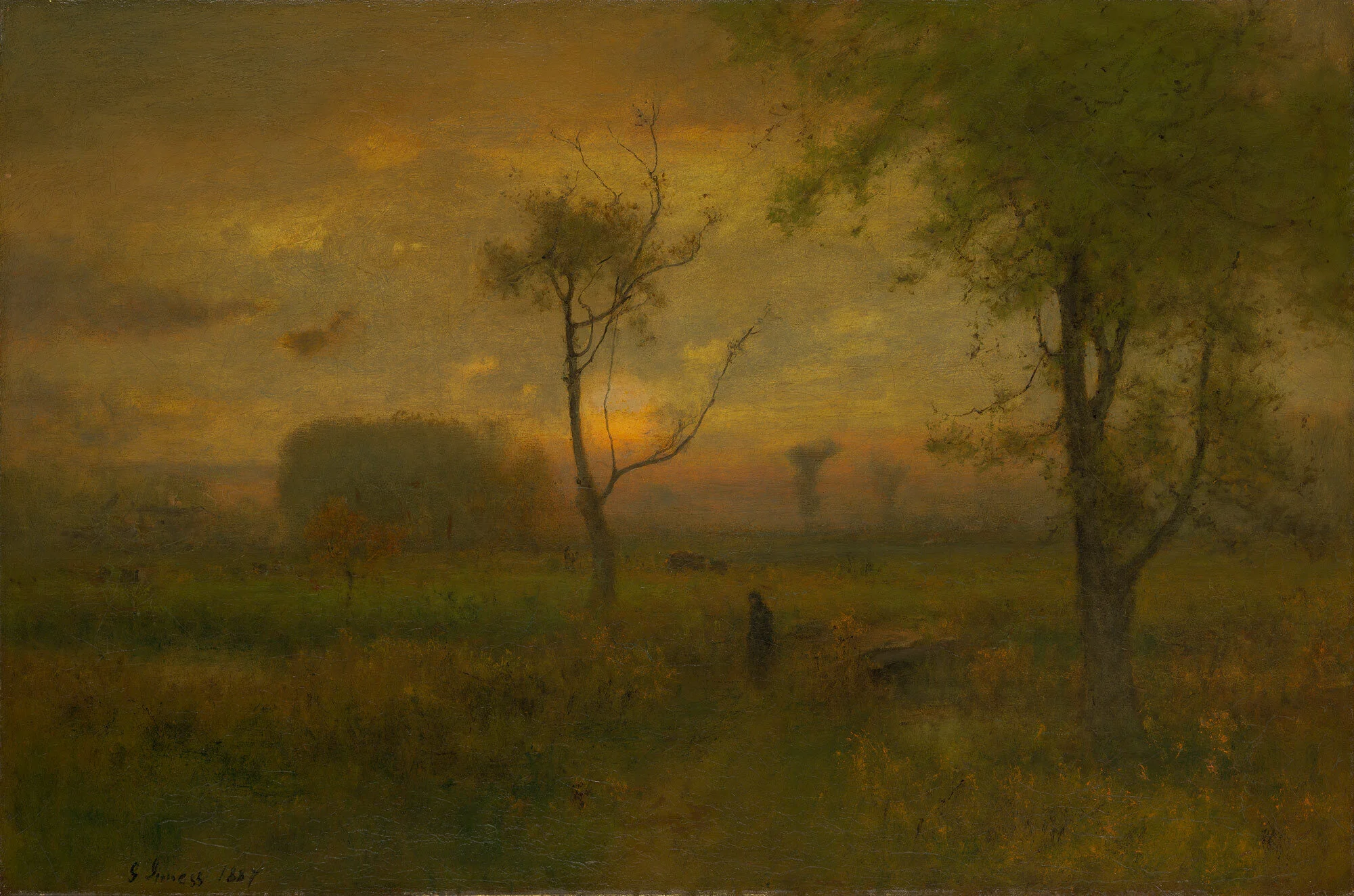 Sunrise, 1887, George Inness, The Metropolitan Museum of Art