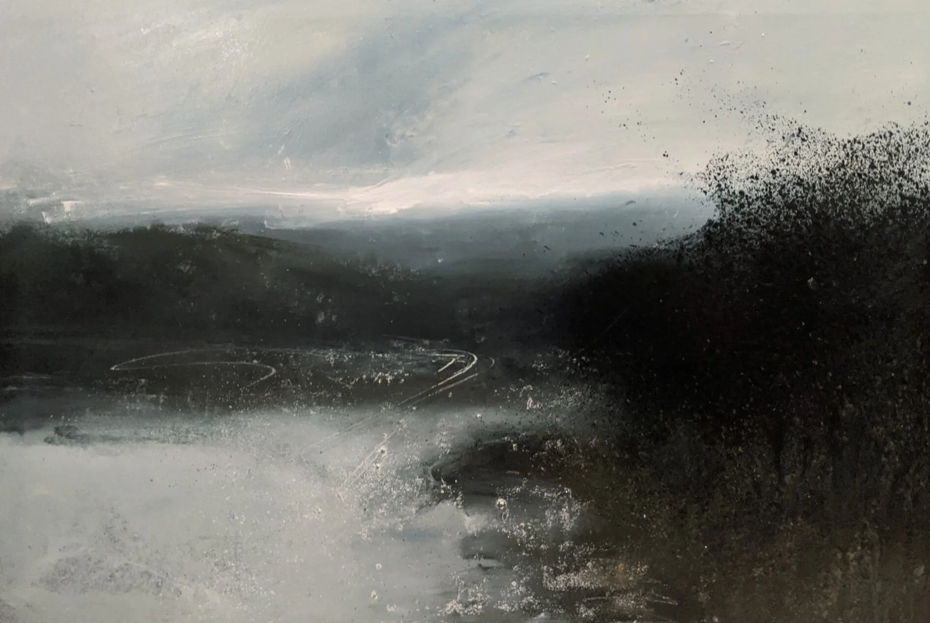 Spring, Oregon: This is one of many pieces based upon my impressions of the Deschutes River. This particular painting was inspired by an early morning scouting session in late February at the mouth of the Deschutes where it meets the Columbia River.…