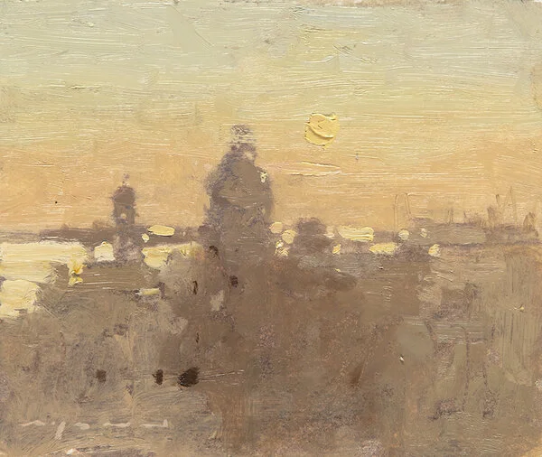 Jeremy Mann, ‘Malta Sunset #2’, Plein Air, Oil on panel, 4 x 5 inches