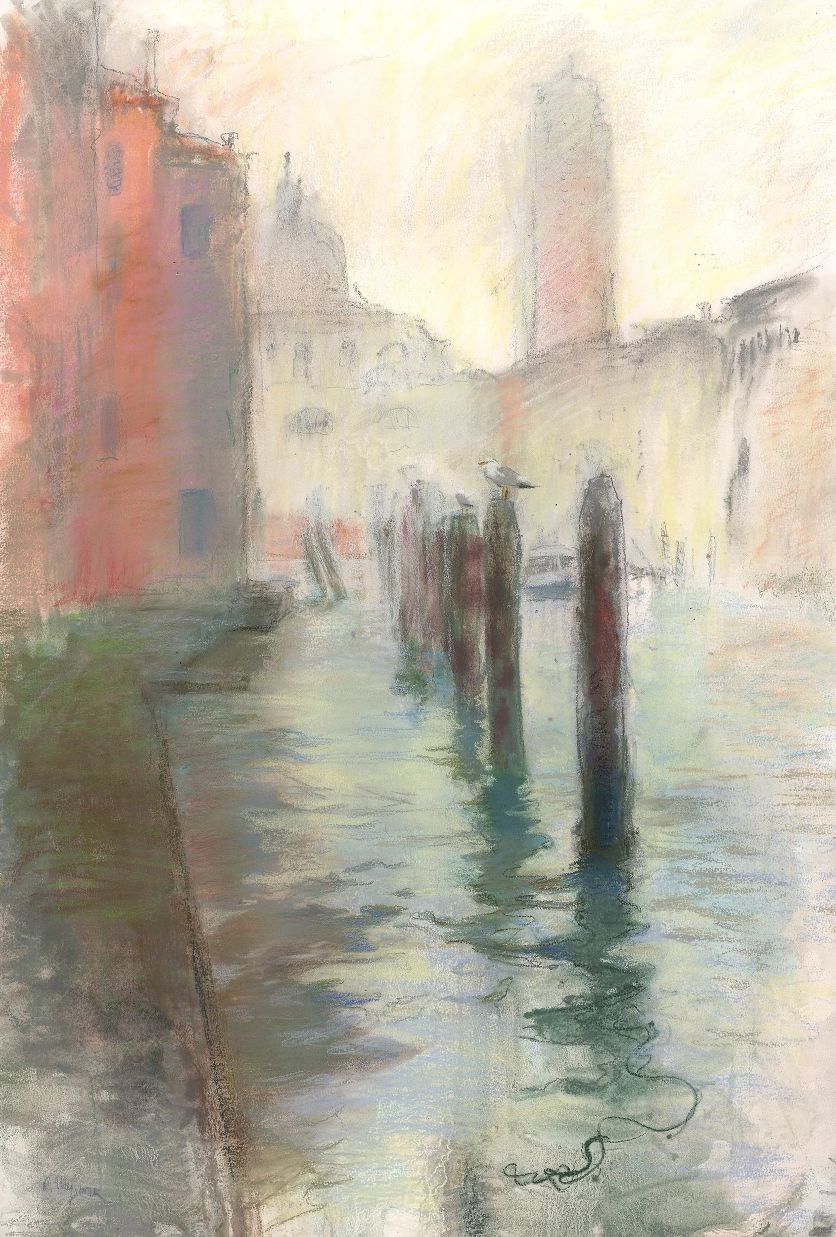 Oksana Shulga: Foggy morning in Venice`