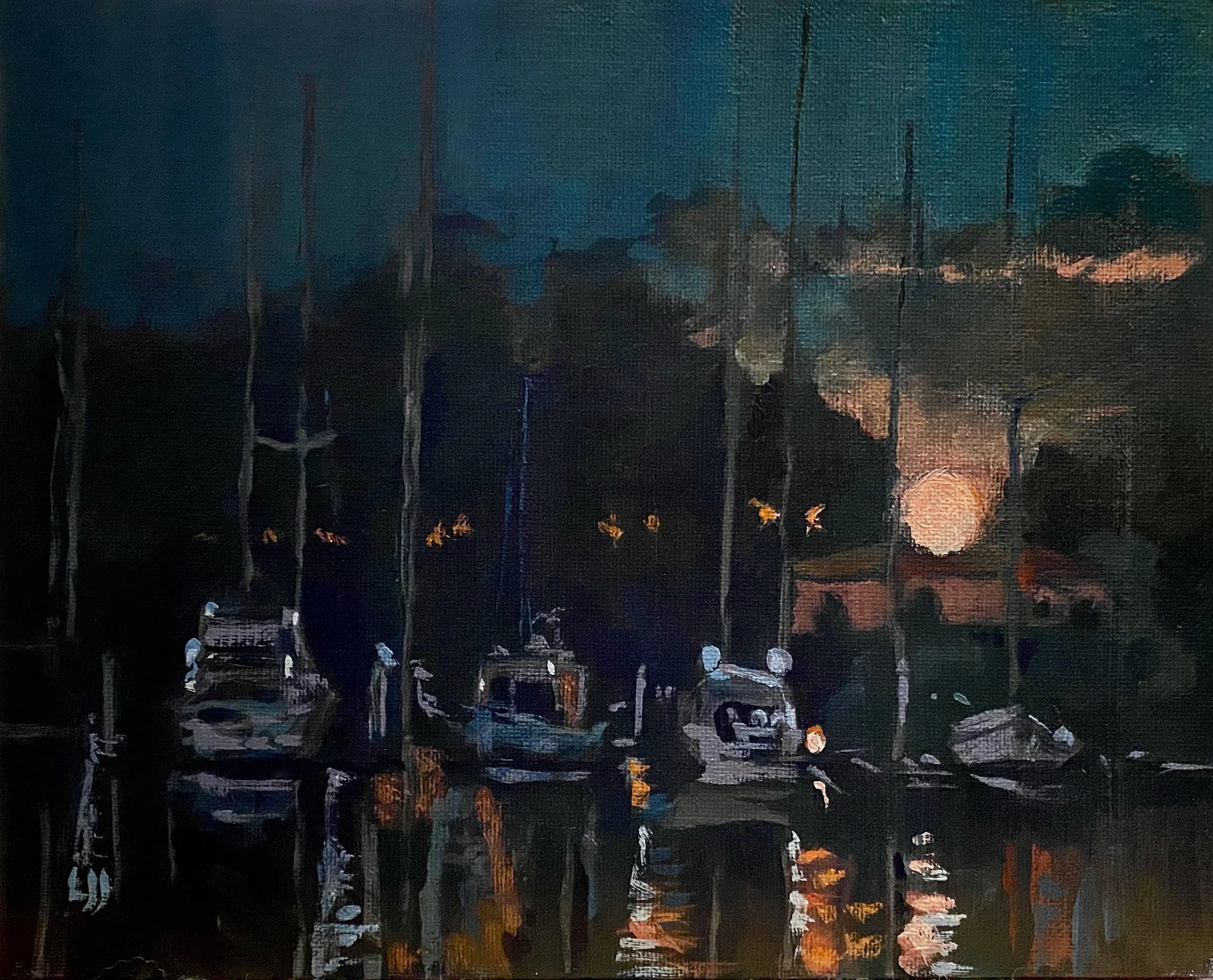Laura Jespersen: Super Moon at Ventura Harbor