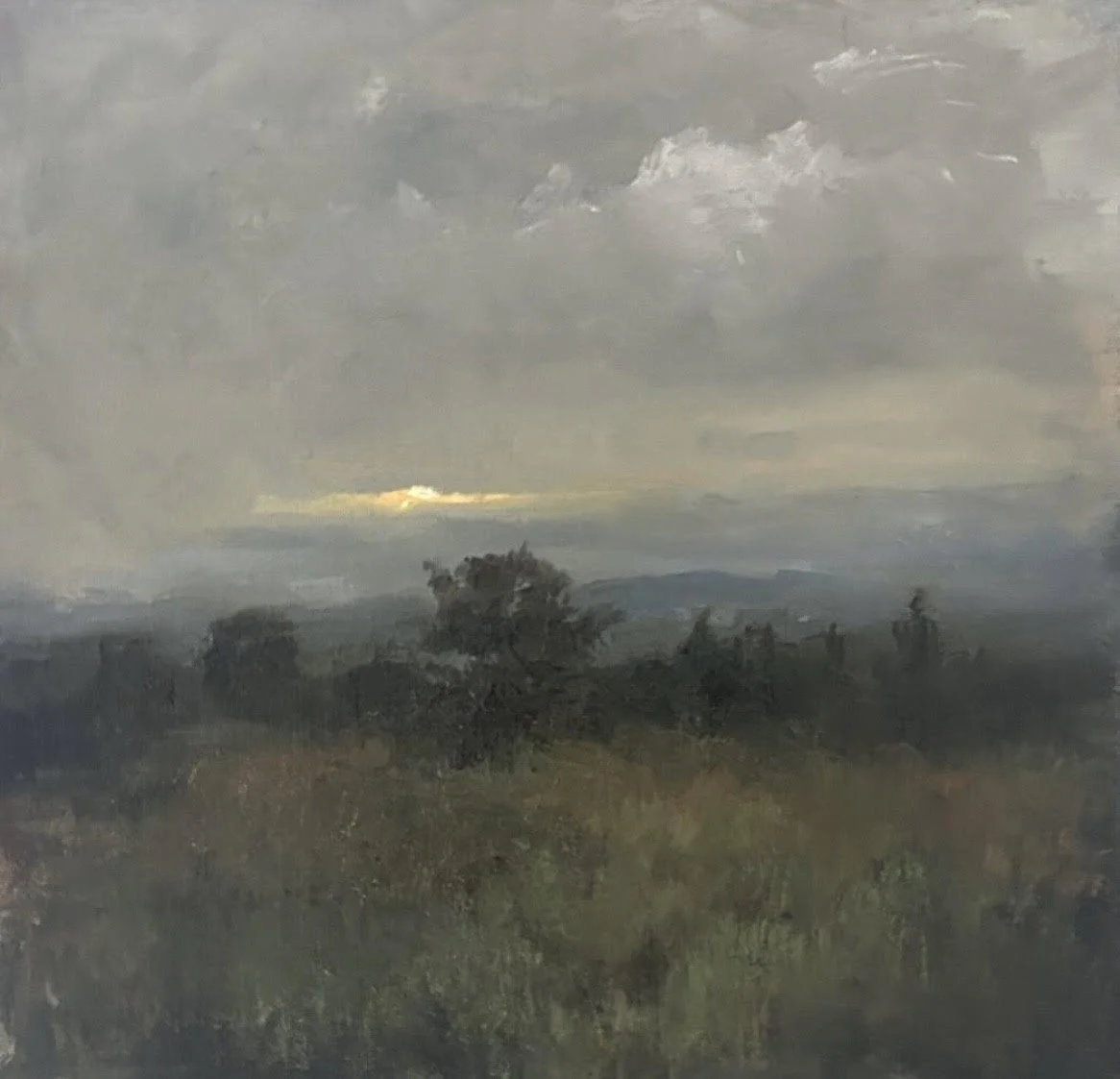 Donna Lewinter: Dusk, Craftsbury, Vermont 