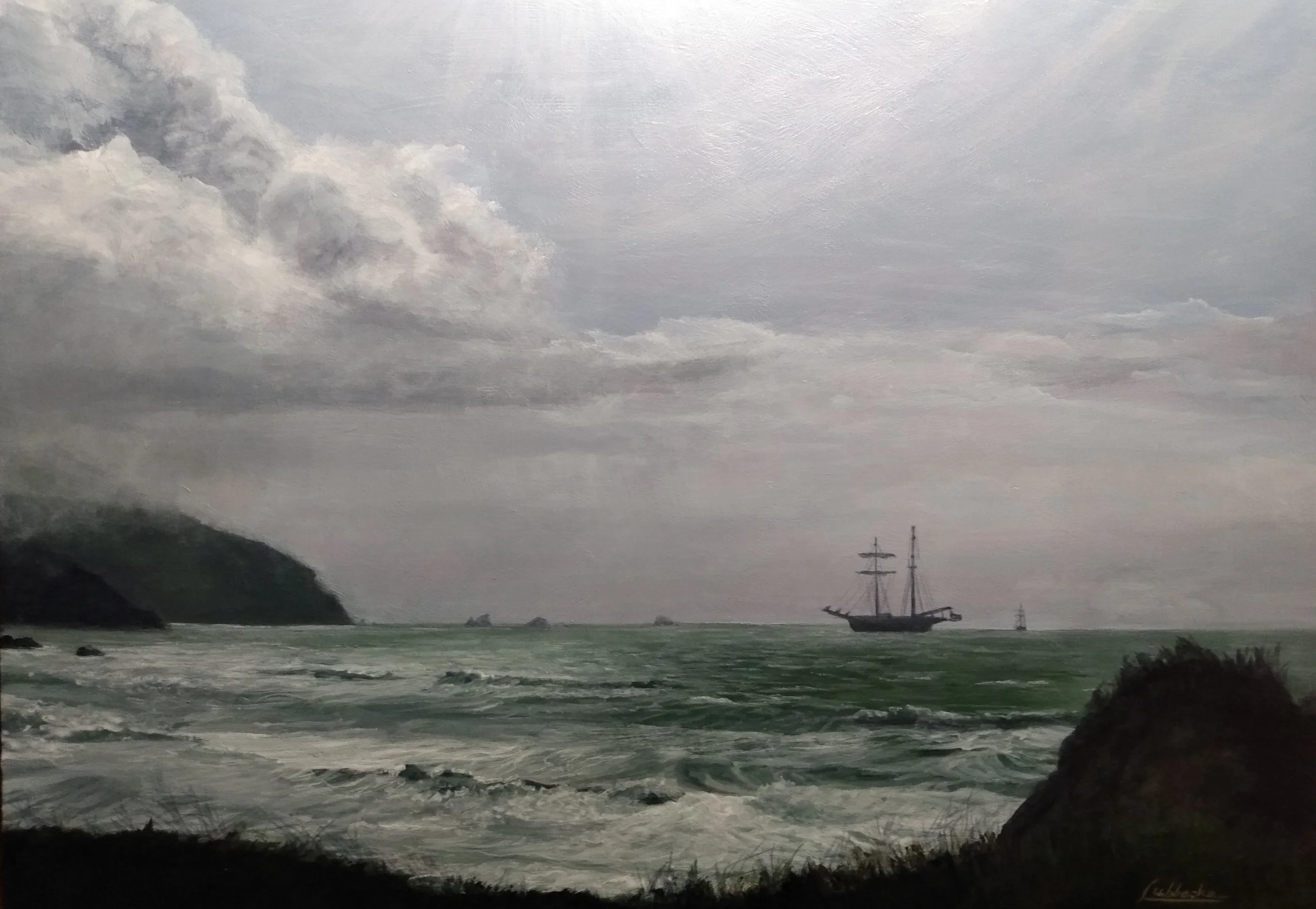 Katrina Lubbecke: Anchored off Orford Reef