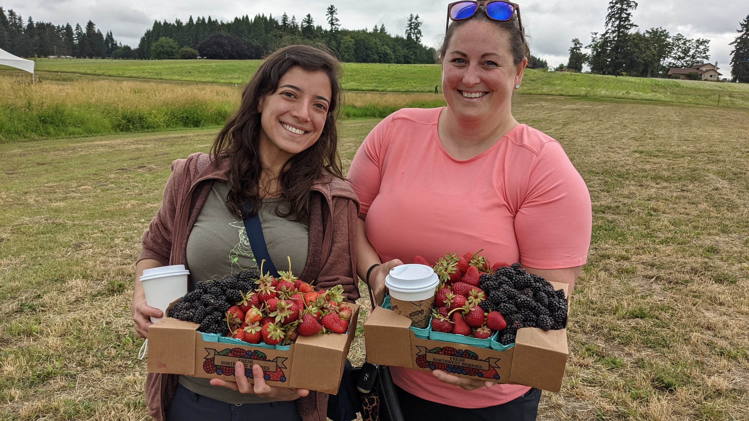  U-Pick berries (and Sauvie Island Coffee)!!! 