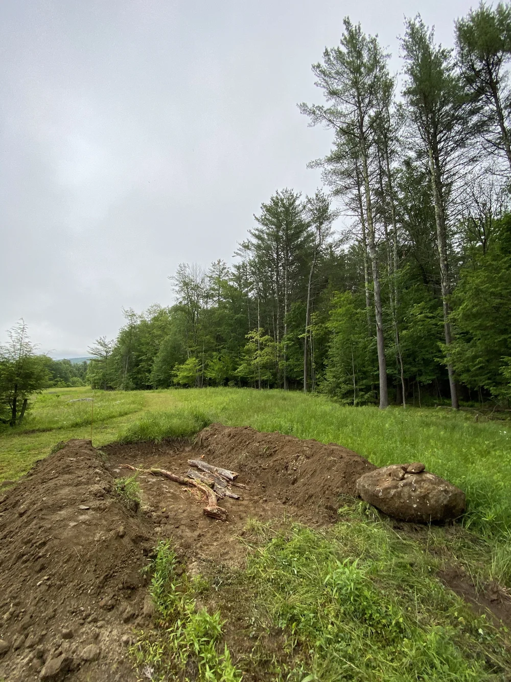 Mr. H builds a Hugelkultur garden
