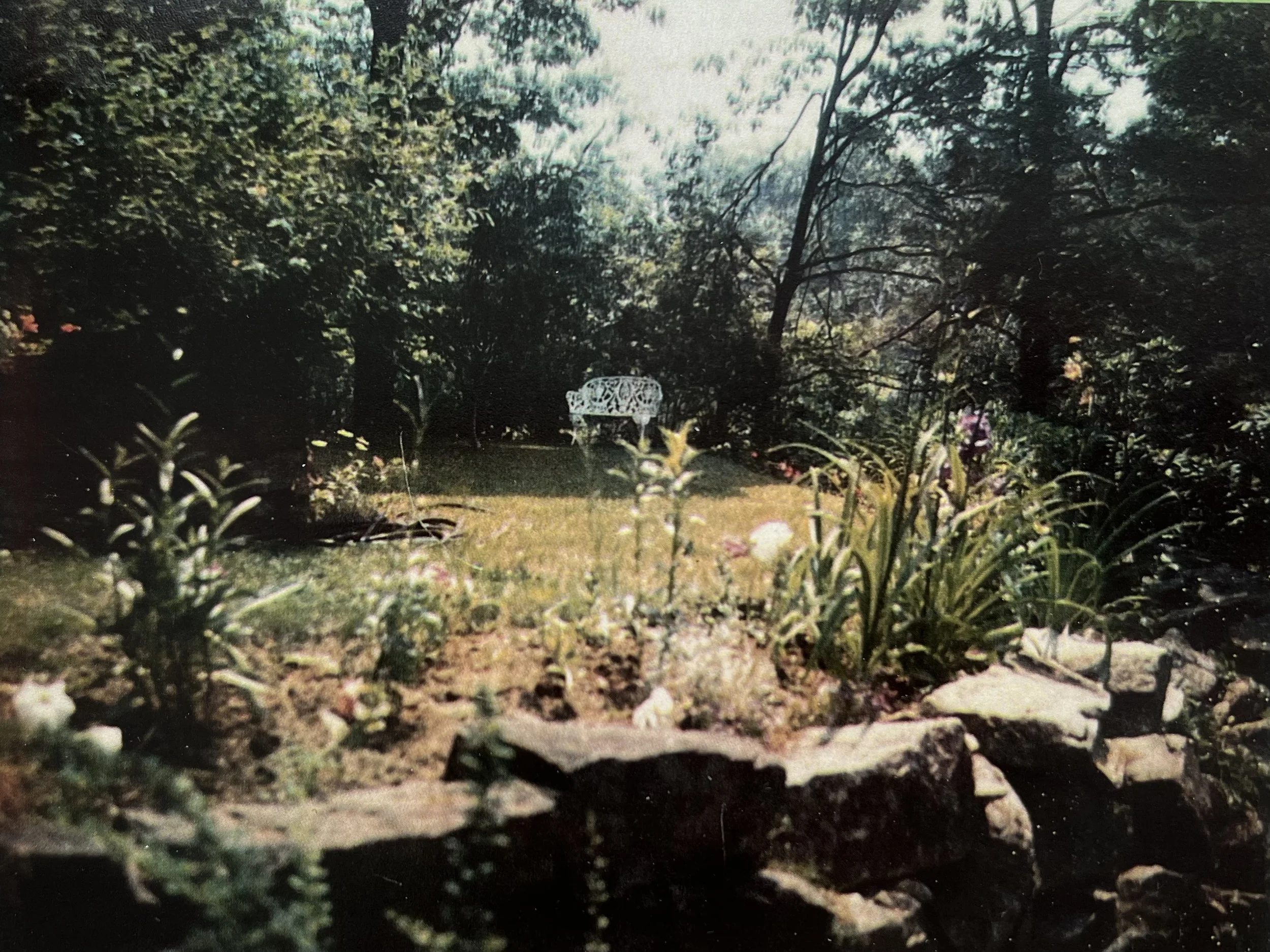 A summer loveseat